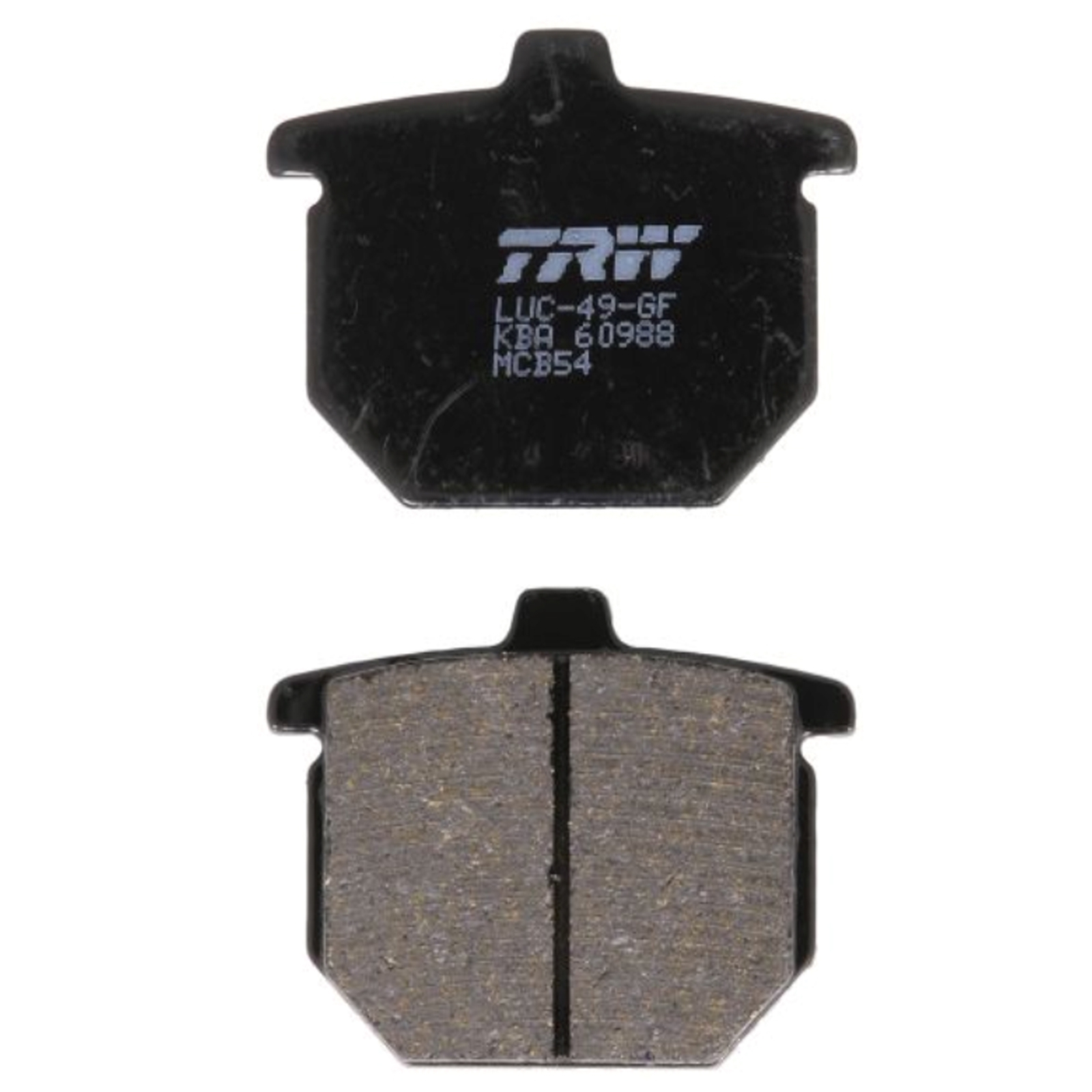 TRW MCB54 Bremsbeläge für Honda CX500 CB400 N Euro CB750 F CBX1000 GL1100 Goldwing
