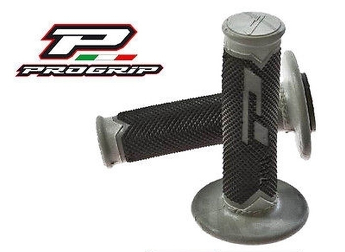 Progrip Enduro Griffgummis 788.08 schwarz-grau Offroad Motocross Bike Länge 115 mm