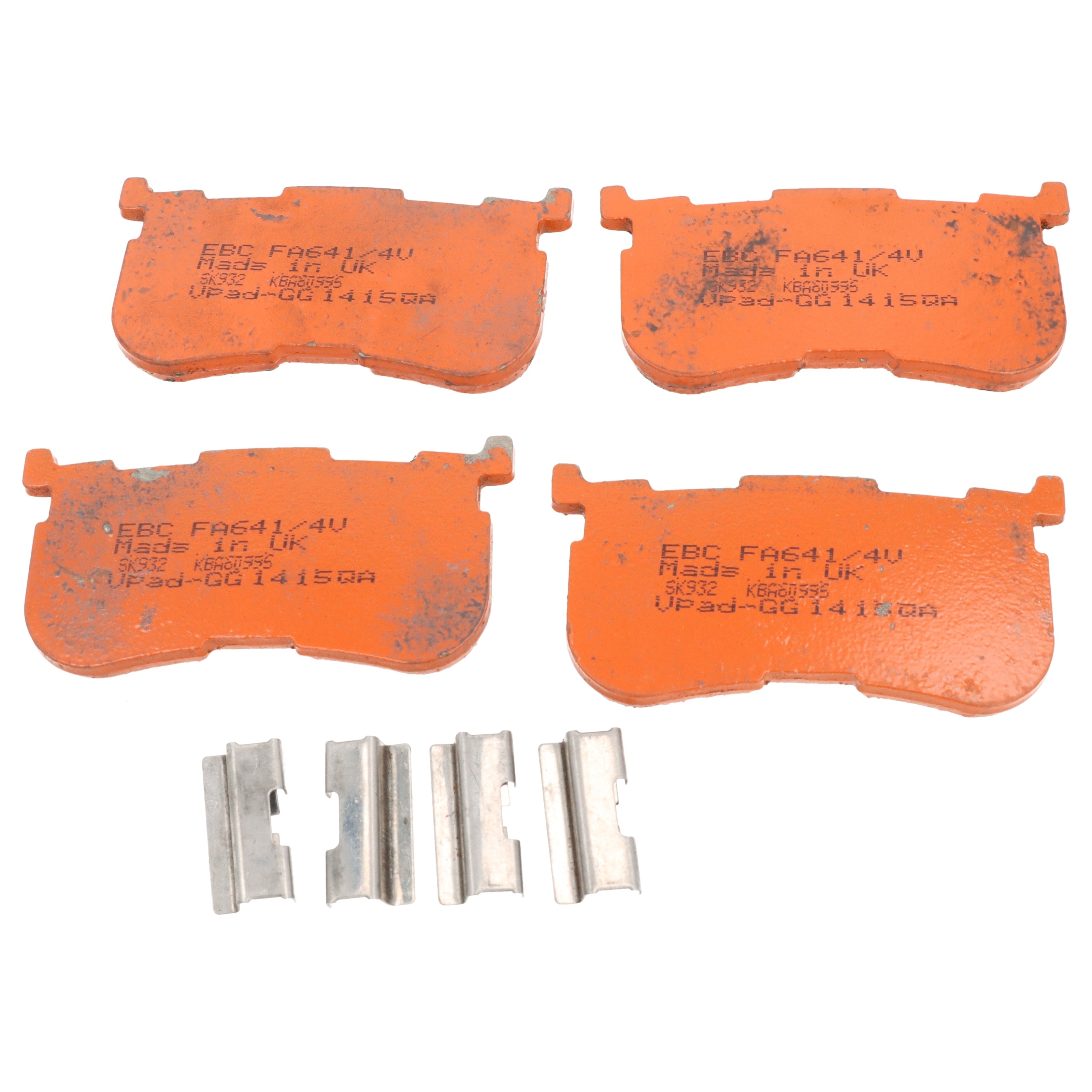 EBC Bremsbelag für Motorräder FA641/4V Semisintermetall
