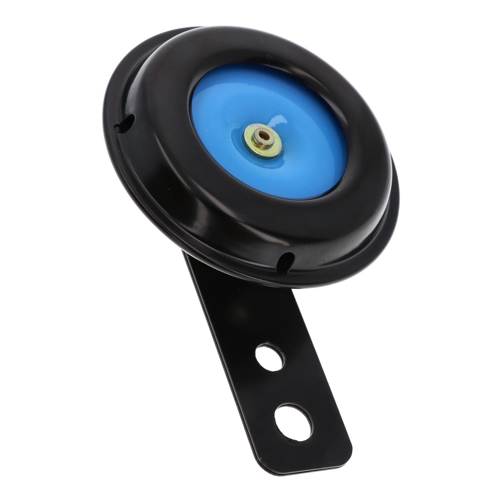 Motorrad Hupe schwarz-blau, 6 Volt, 65 mm E-geprüft