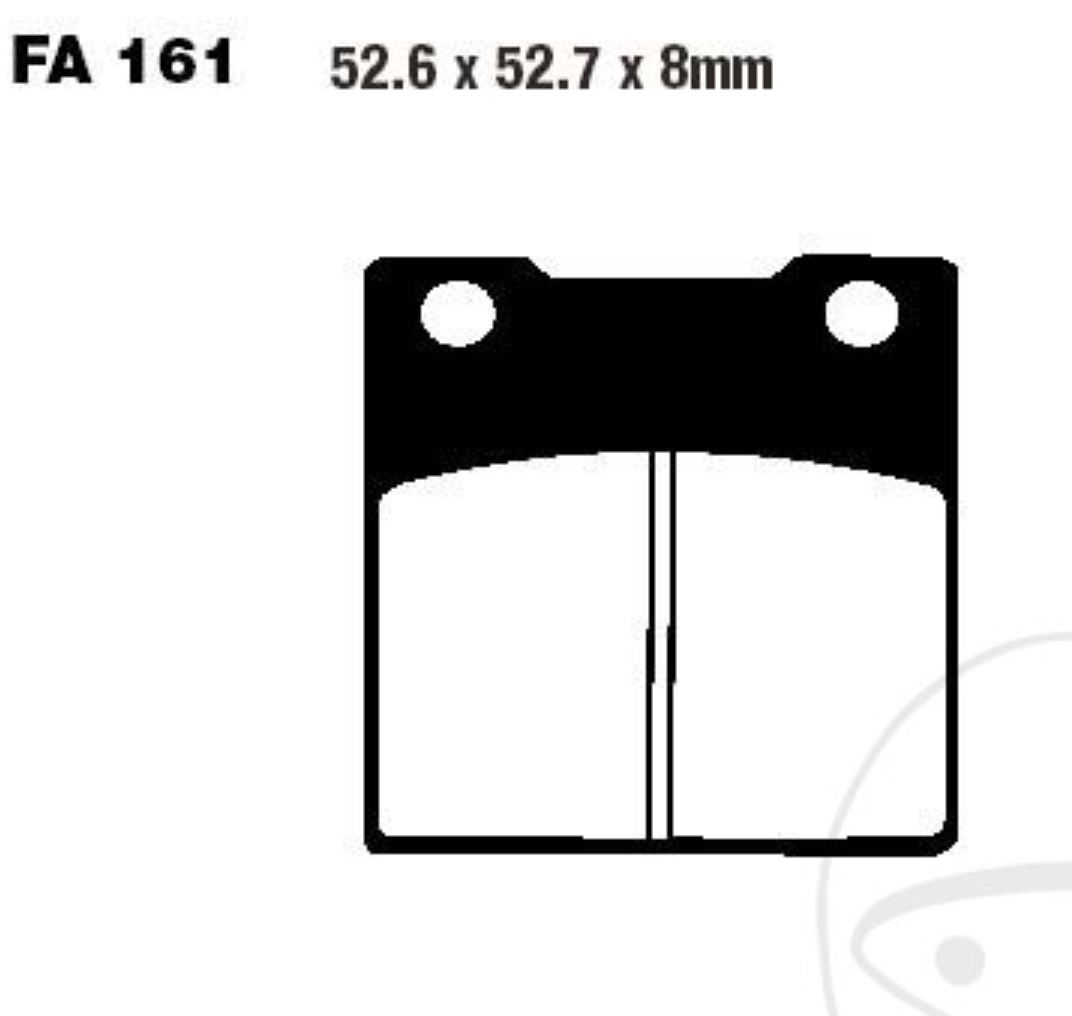 EBC Bremsbeläge FA161 für Kawasaki Z ZXR ZZR ZX-7R ZX-12R 250 400 750 1100 1200