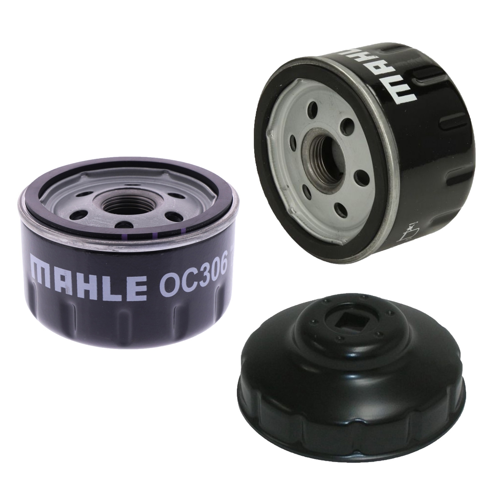 2x Mahle Ölfilter für BMW C 400 650 F 650 750 800 850 900 K 1600 R 1200 GS R S ST R 1800 +Ölfilterschlüssel
