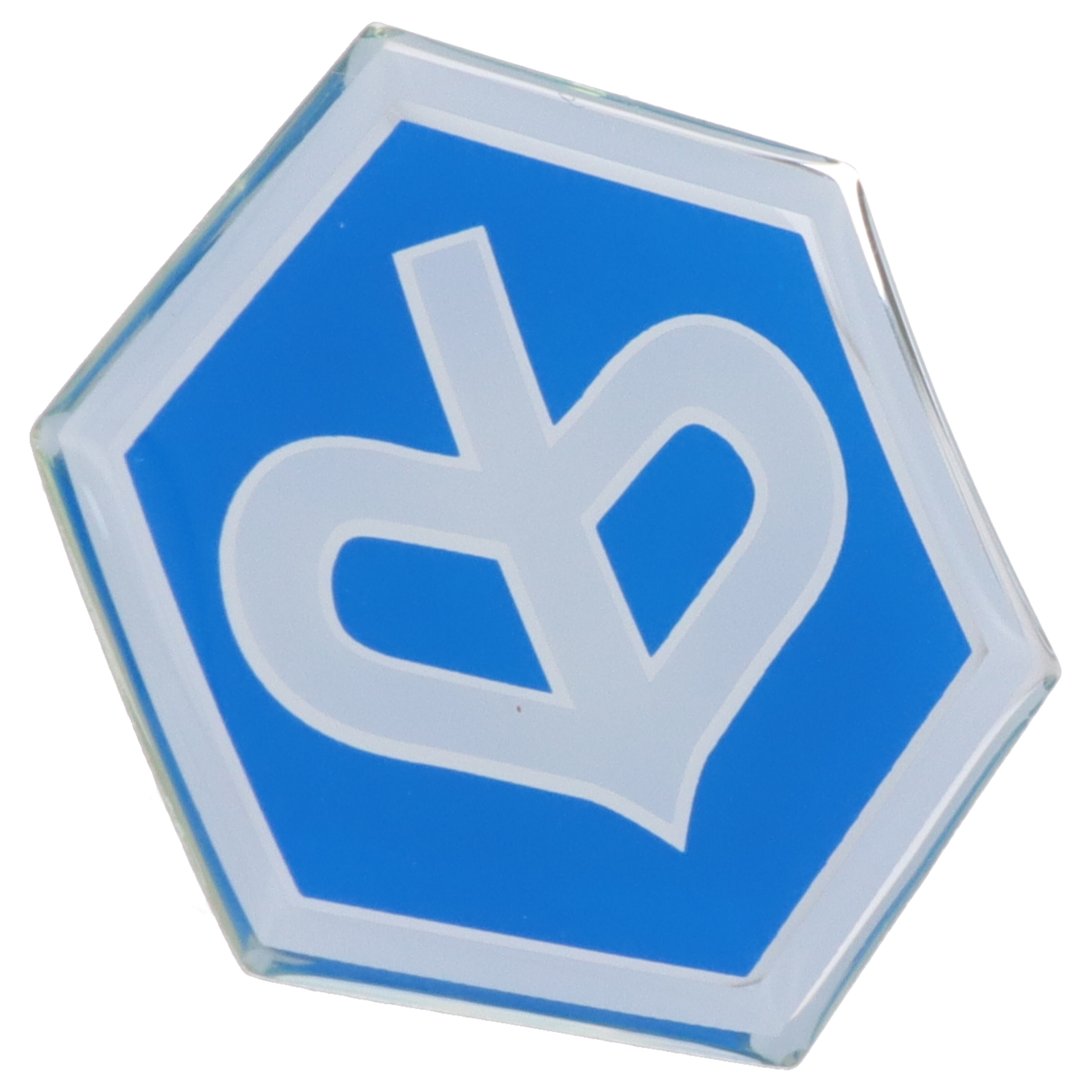 Emblem / Aufkleber 3,6 x 3,3 cm - für Piaggio NRG TPH Sfera Zip