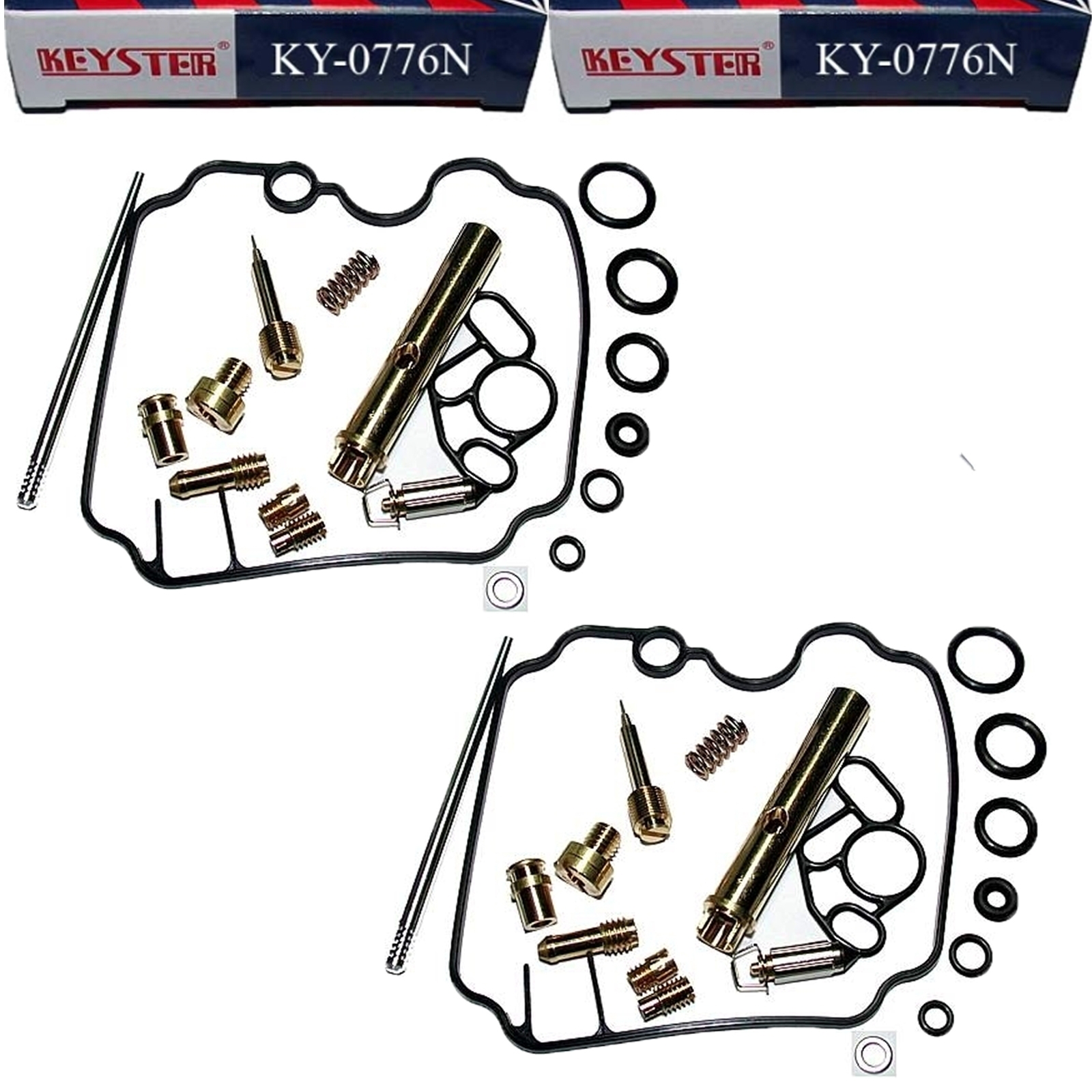 2x Keyster KY-0569 Vergaser Reparatursatz für Yamaha TDM850 1991 - 1996 Typ 3VD 4CM