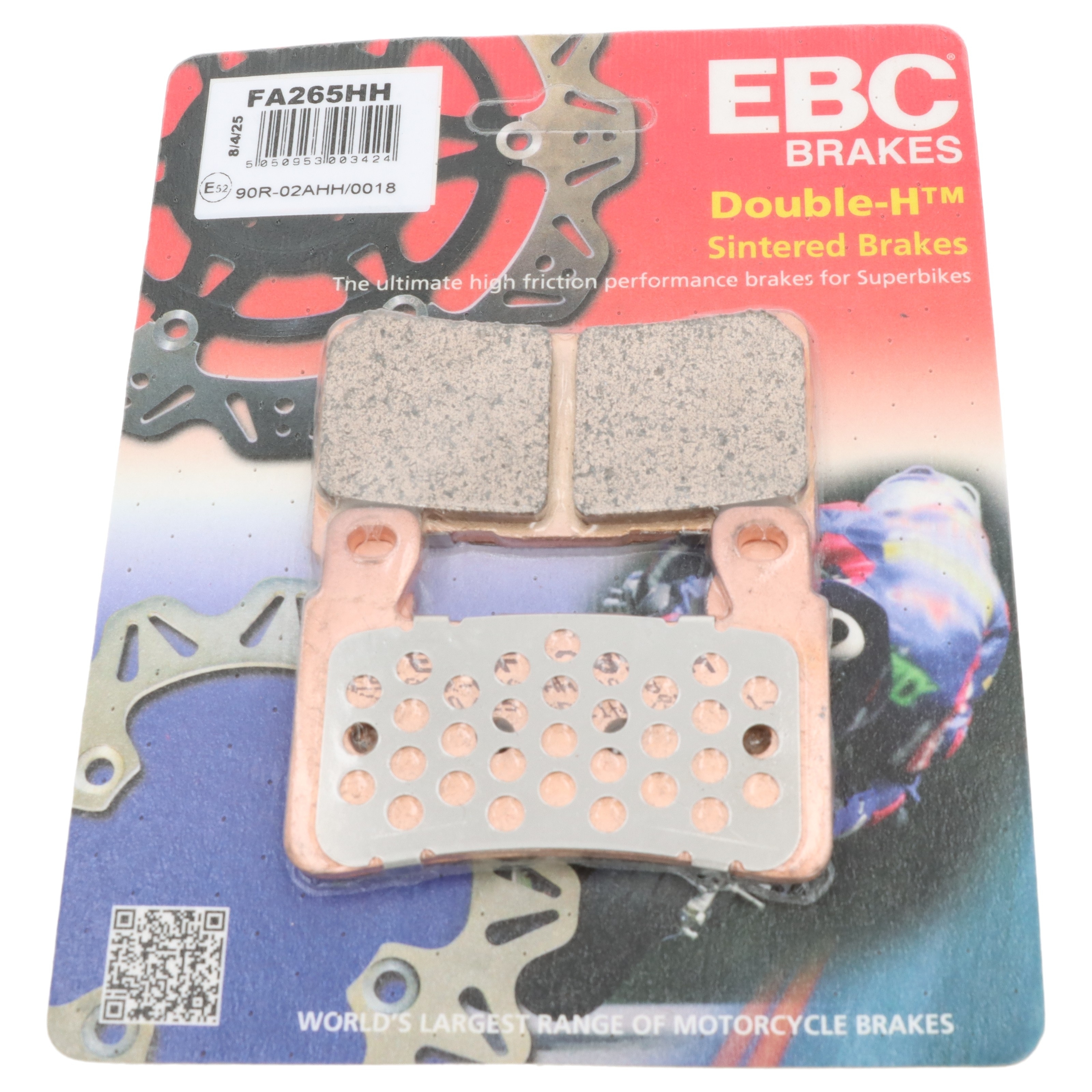 EBC Bremsbeläge FA265HH für Honda CBR VTR CB 900 1000 1300 RR SP1 SP2 F SC68C