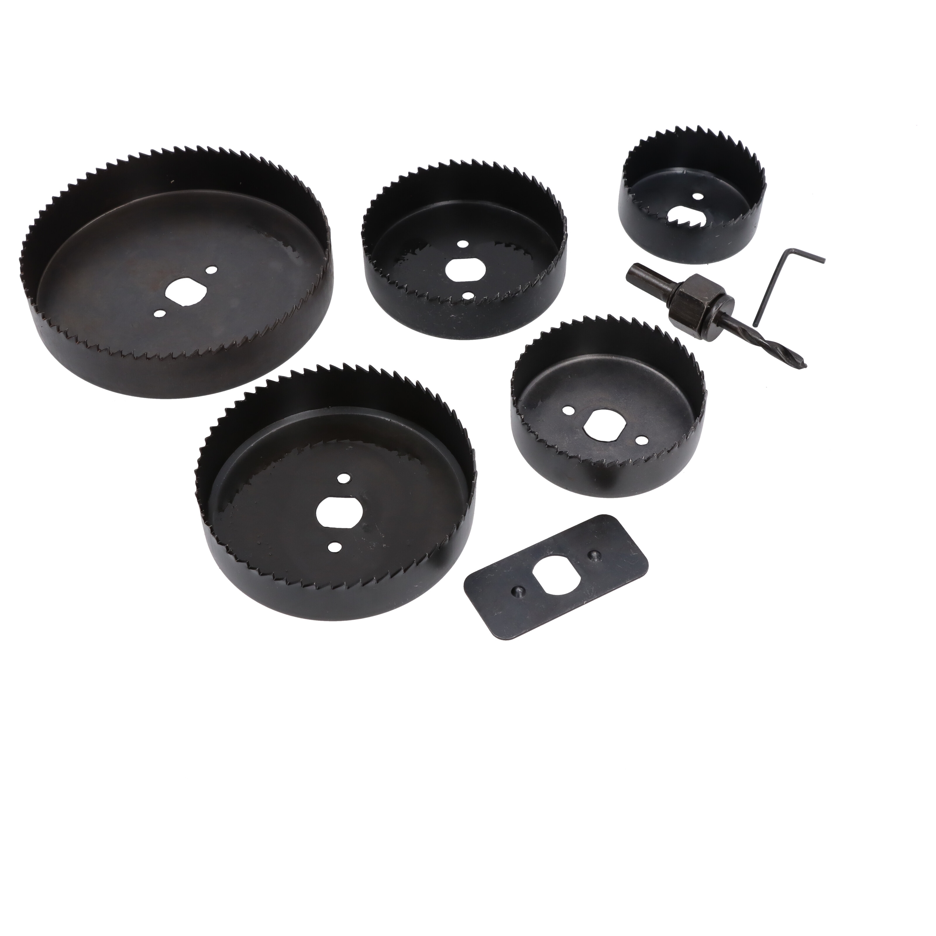 8tlg Set Holz Lochsäge Bohrwerkzeug Dosenbohrer Gipskarton 64-127mm