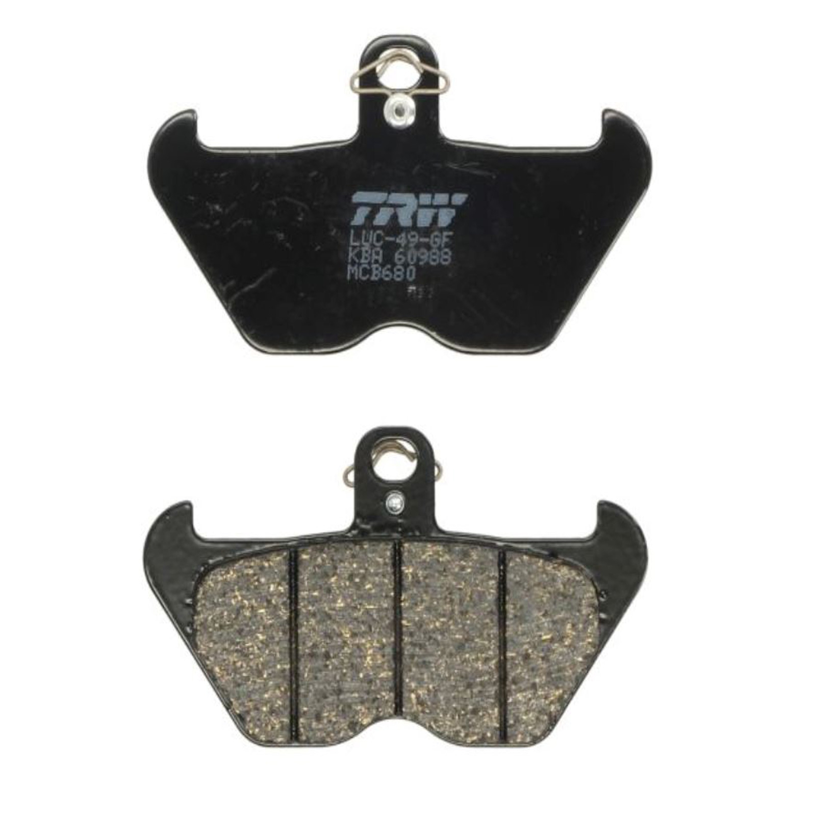 3x TRW LUCAS Bremsbeläge komplett für BMW R850C R1100GS R1150GS R1200C vorne + hinten