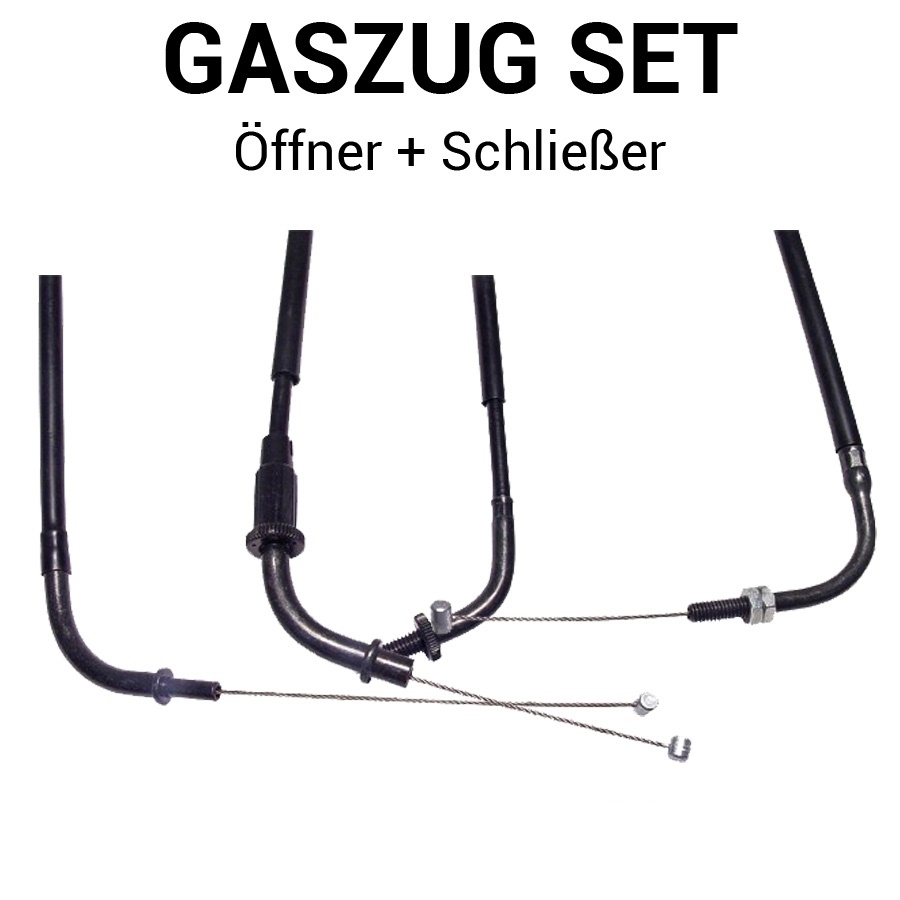 Gaszug Satz für Yamaha XV 535 H/SH/N/SN Virago (DX) Öffner A + Schließer B