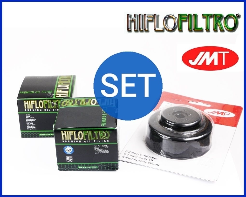 Set 2x Ölfilter + 1x Ölfilterschlüssel