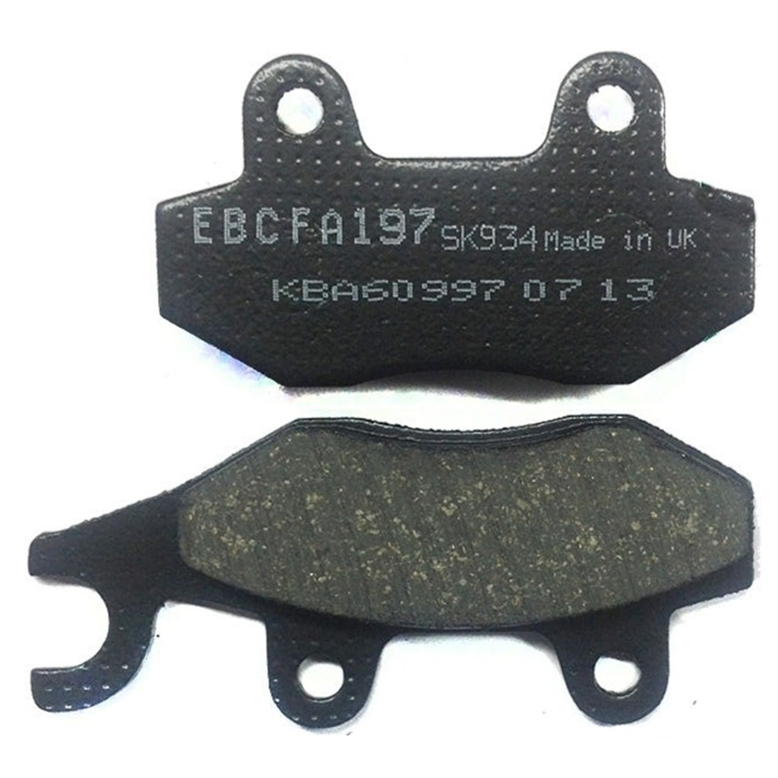 Bremsbeläge SET Vorne + Hinten für Daelim Roadwin (VJ125) 04-09 FA197 + FA196