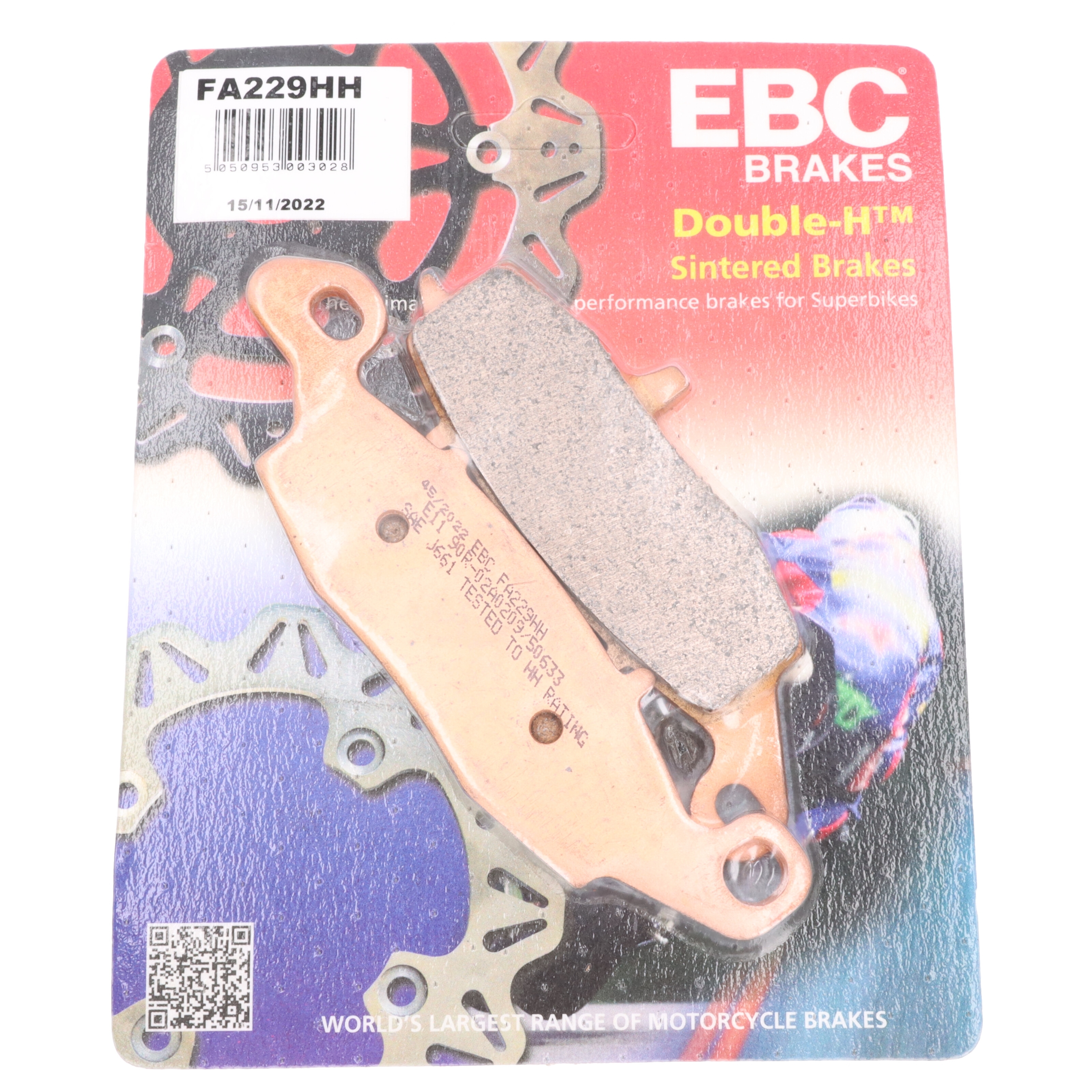 EBC Bremsbeläge FA229HH für Kawasaki KLR ZR VN GPZ ER ZR-7 C D B E F H J FI S