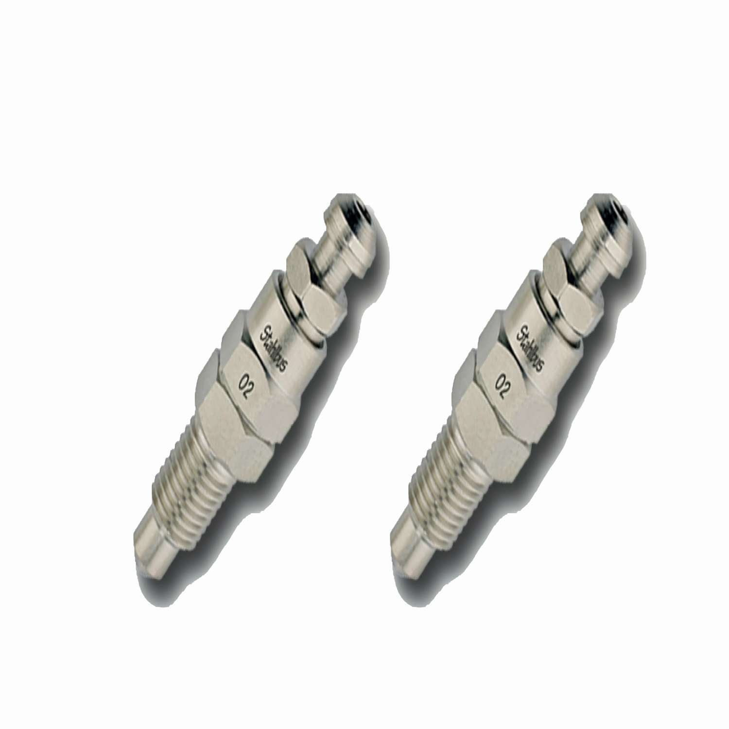 SB-110321 2x stahlbus Schnell-Entlüfterschraube M8x1.0x16mm mit integriertem Entlüftungsventil