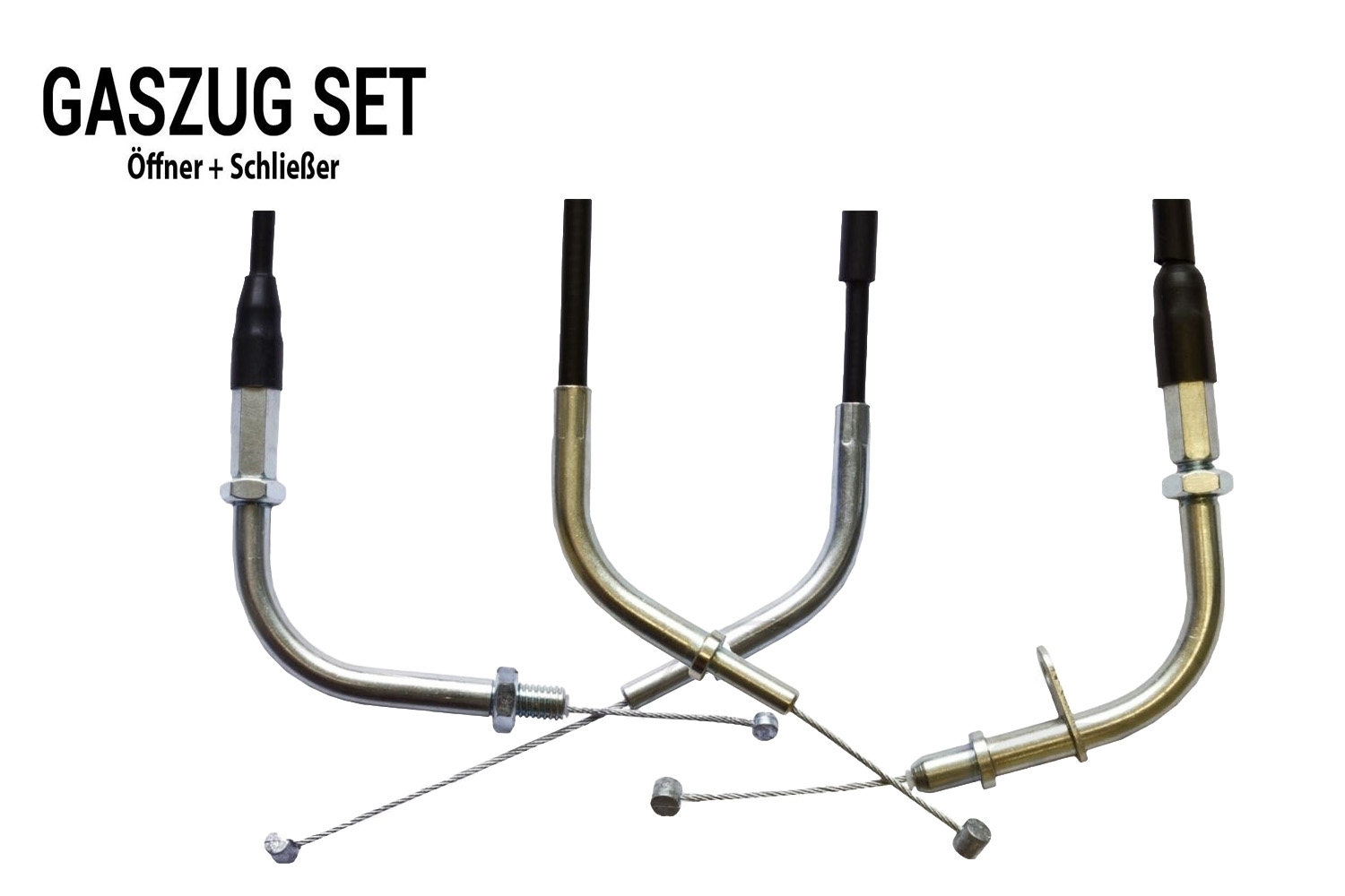 Gaszug Satz für Kawasaki VN 900 B Classic VN 900 C Custom Öffner A + Schliesser B