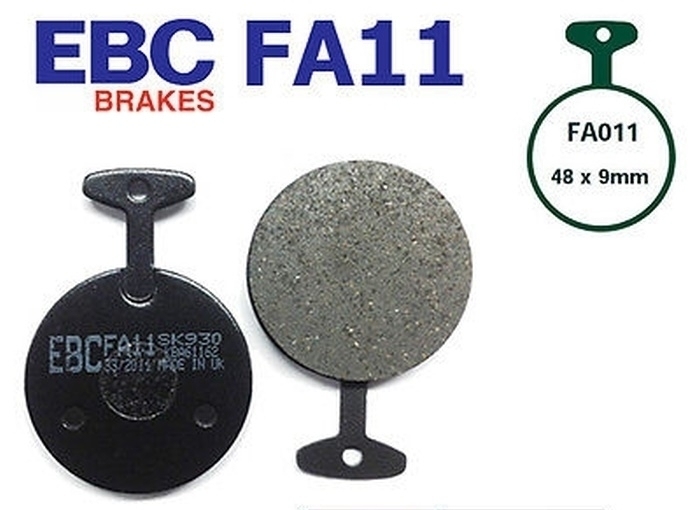EBC FA011 Bremsbeläge vorne für Yamaha RD 250 522 1A2 350 521 400 1A3 XS 650