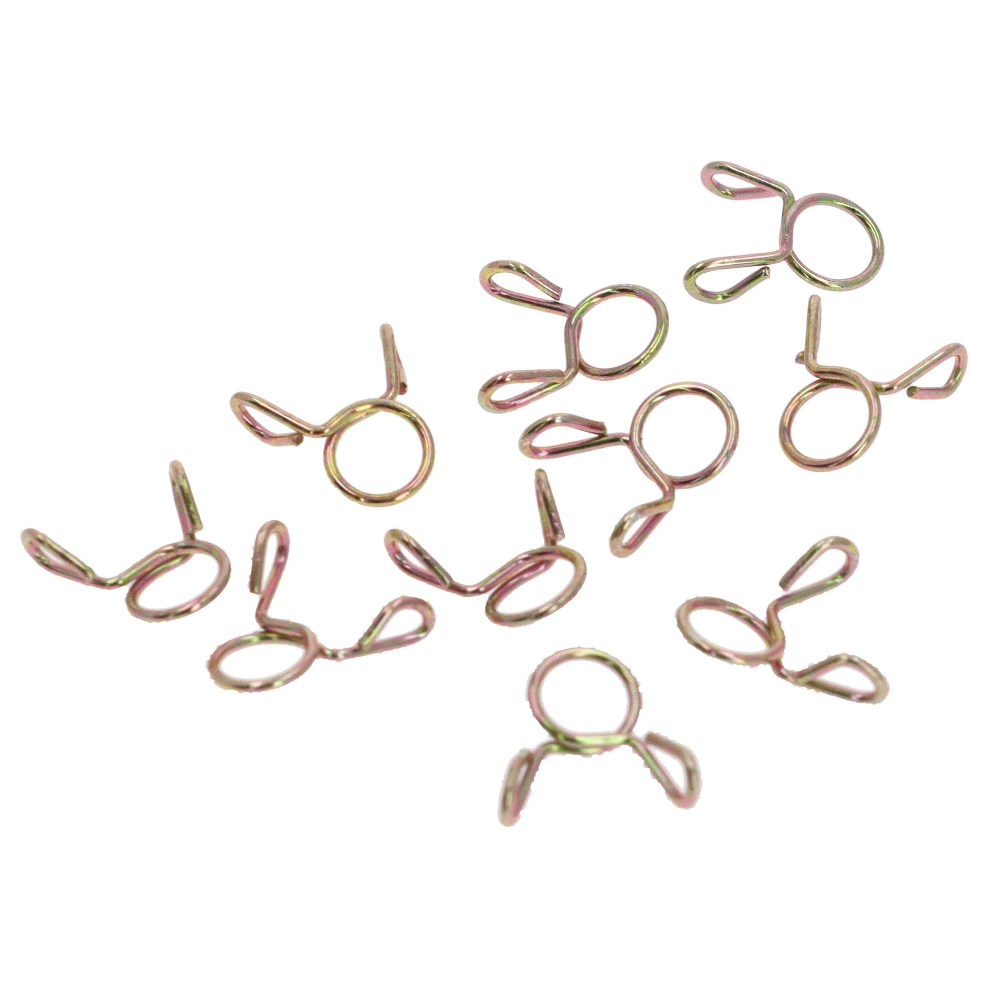 10x Universelle Klemmen Schlauchklemmen für Benzinschlauch / Kraftstoffschlauch 5x1mm
