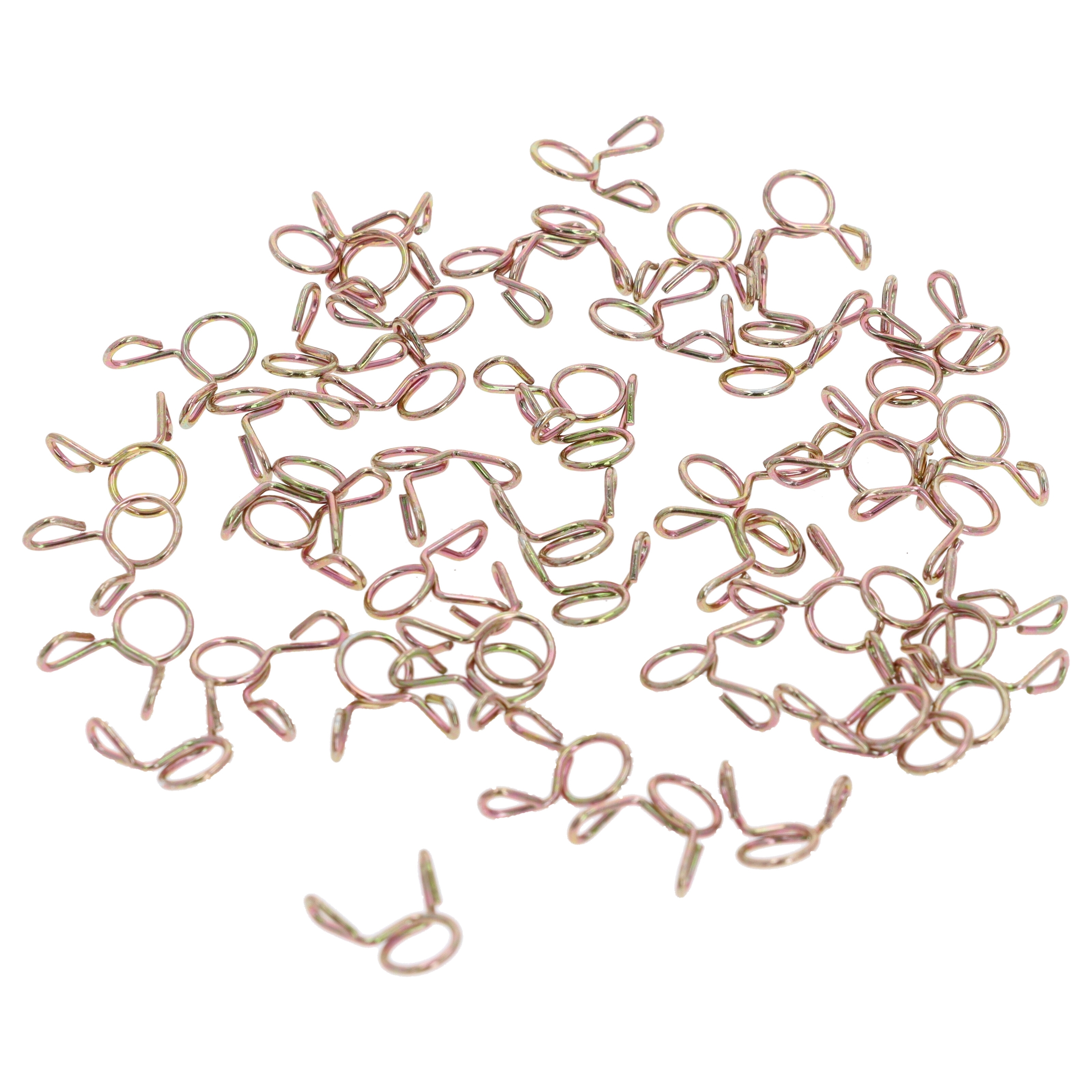 50x Universelle Klemmen Schlauchklemmen für Benzinschlauch / Kraftstoffschlauch 5x1mm