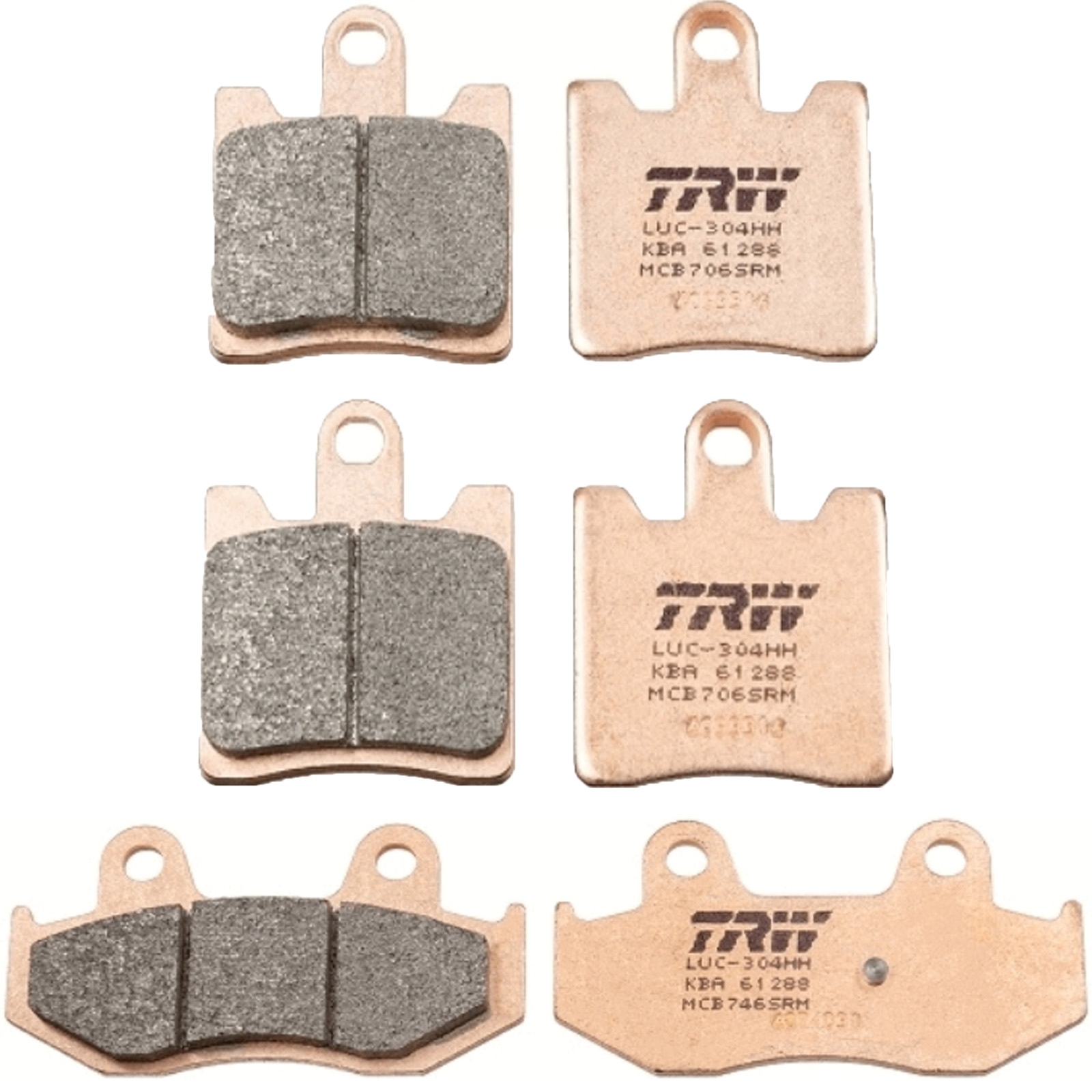 TRW Sintermetall Bremsbelagsatz für Suzuki Burgman AN250 1998 - 2006 AN400 1999 - 2006