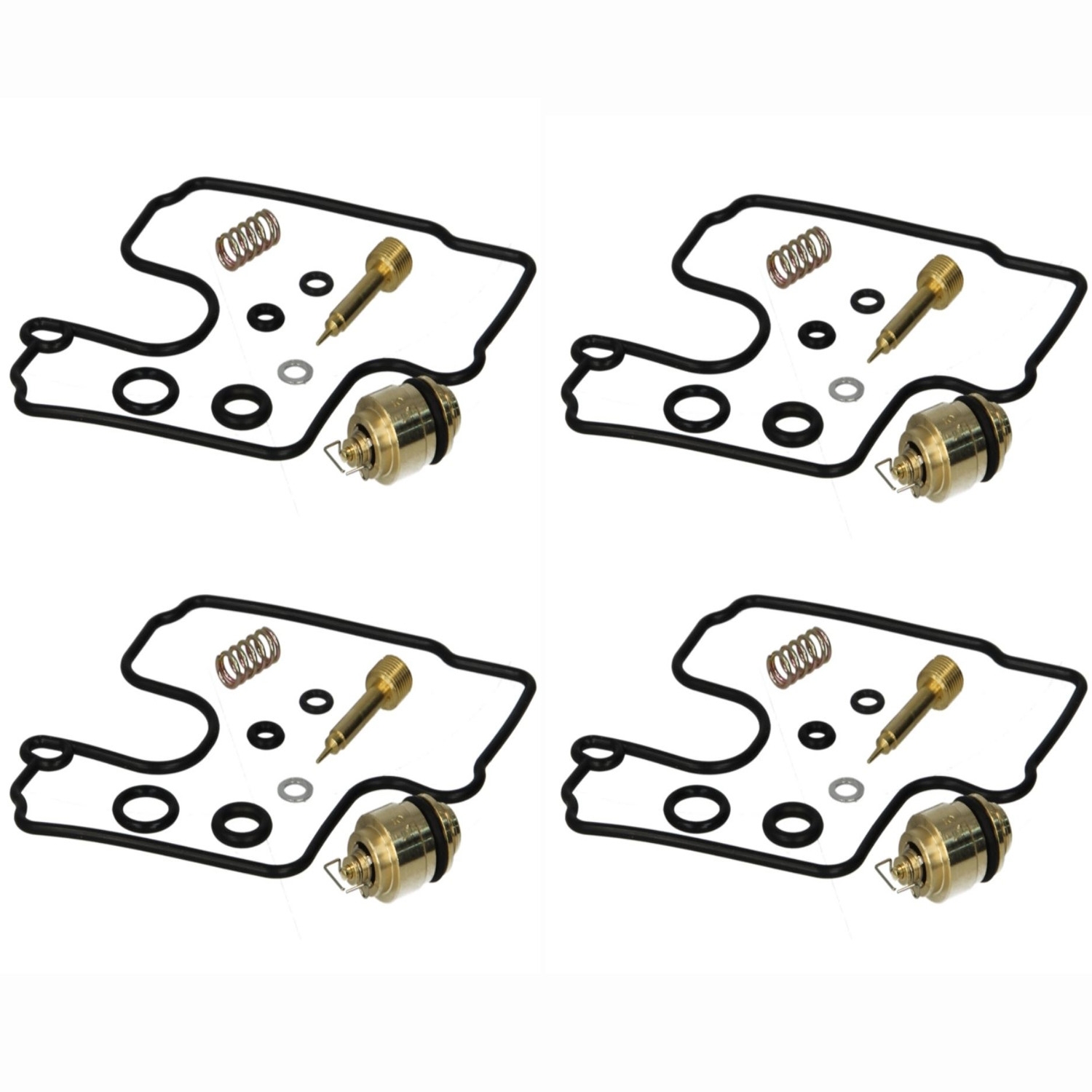 4x Tourmax Vergaser Reparatursatz CAB-K13 für Kawasaki Ninja ZX-6R 600 ZZR 600 E