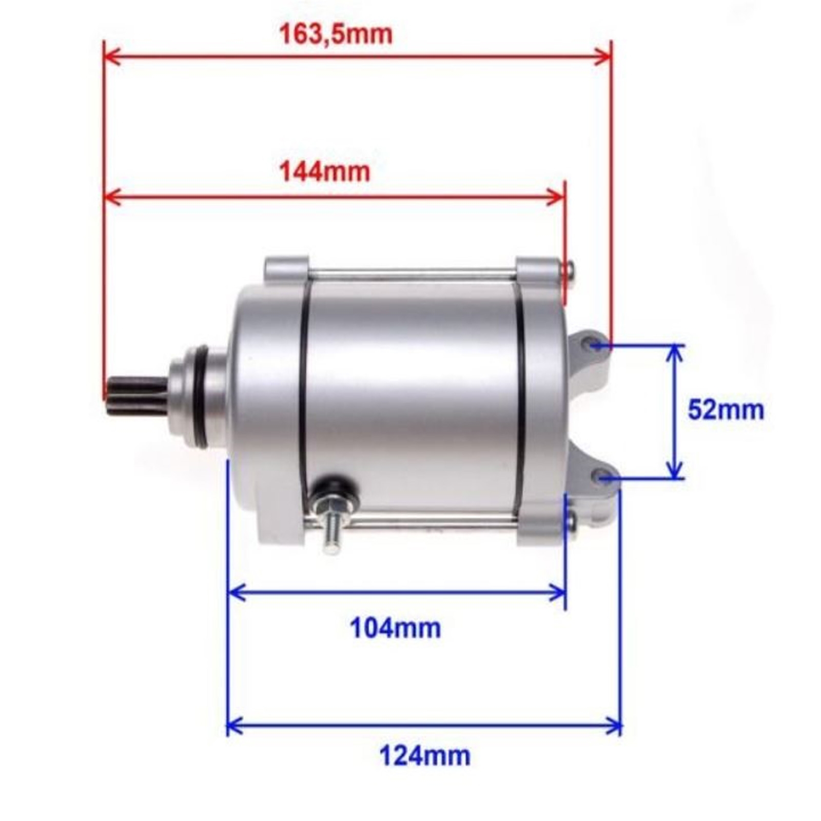 Anlasser 12V Starter für Quad ATV 150ccm 200ccm 250ccm Dirt Bike Bashan Shineray 9 Zähne