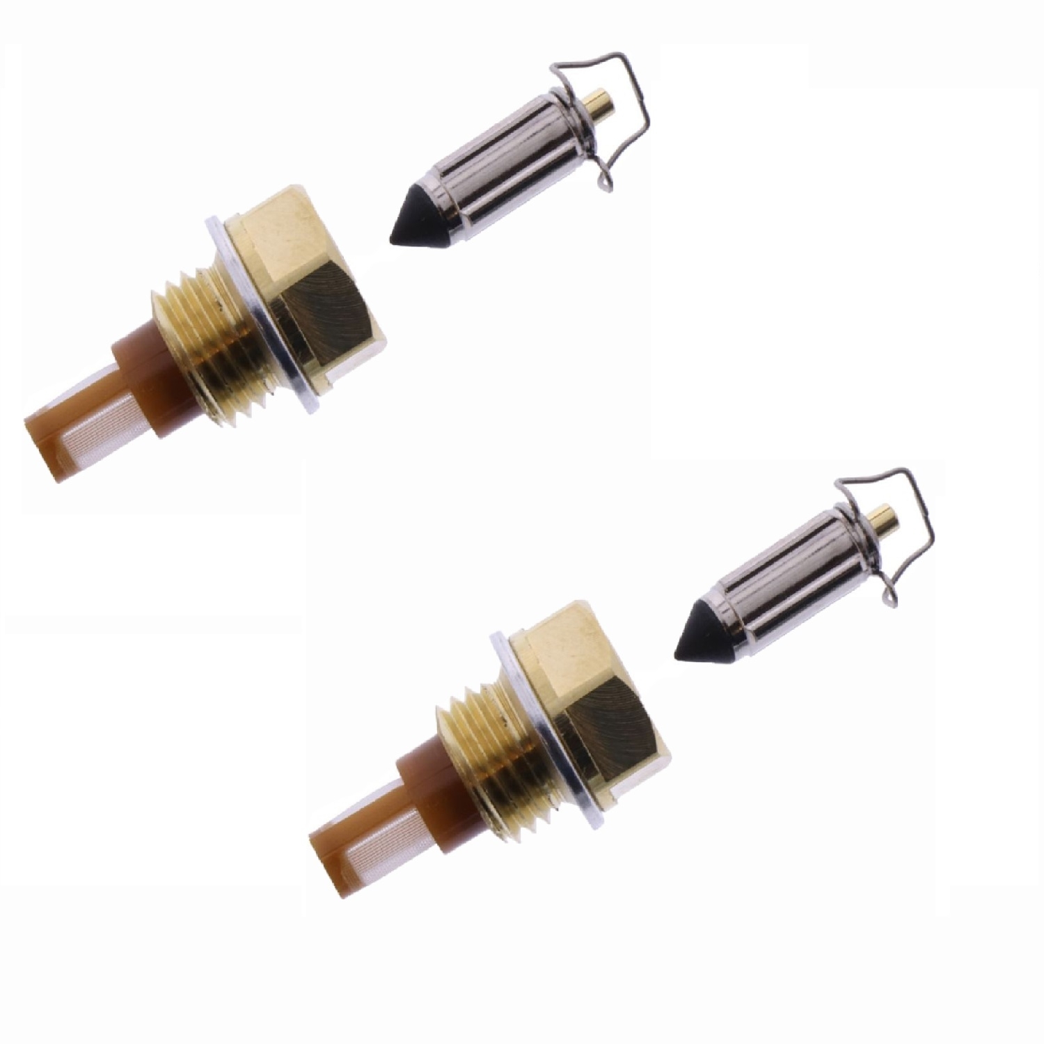 2x Tourmax FVS-104 Schwimmernadel mit Sitz für Honda NT 650 NTV 650 VF 1000 VT XLR 750