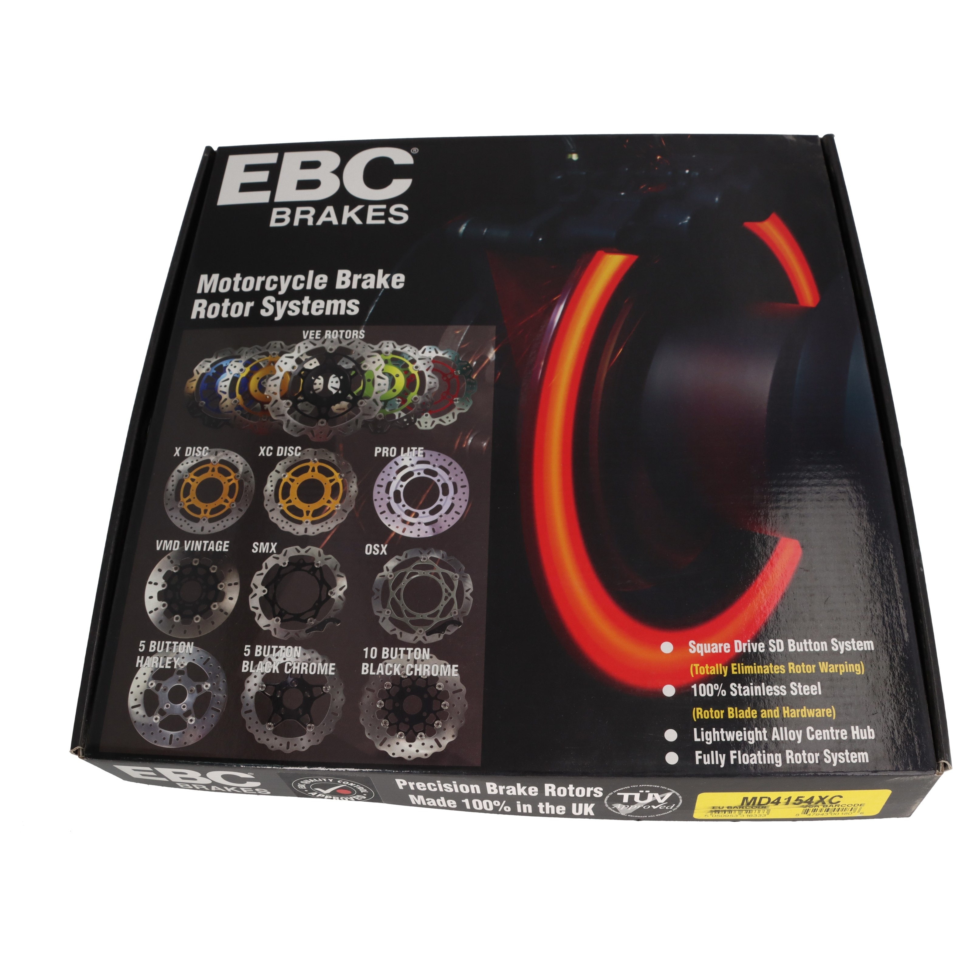 EBC MD4154XC Contour Bremsscheibe für Kawasaki Z 1000 A ZRT00AA ZX-12R 1200 B ZXT20AB