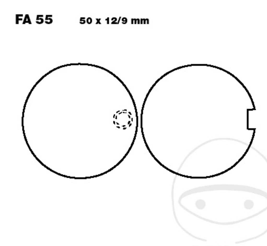 EBC Blackstuff Bremsbeläge FA055 Kawasaki H1 500 H2 750 Z1 A B 900 Suzuki GT
