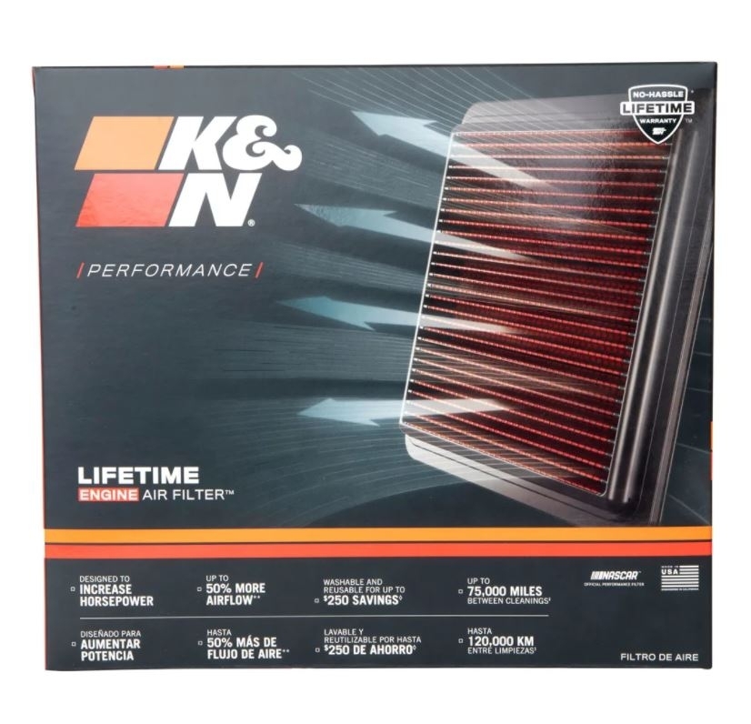 K&N Tauschluftfilter 33-2081 Porsche 944 2.5i Turbo 1985 - 1991