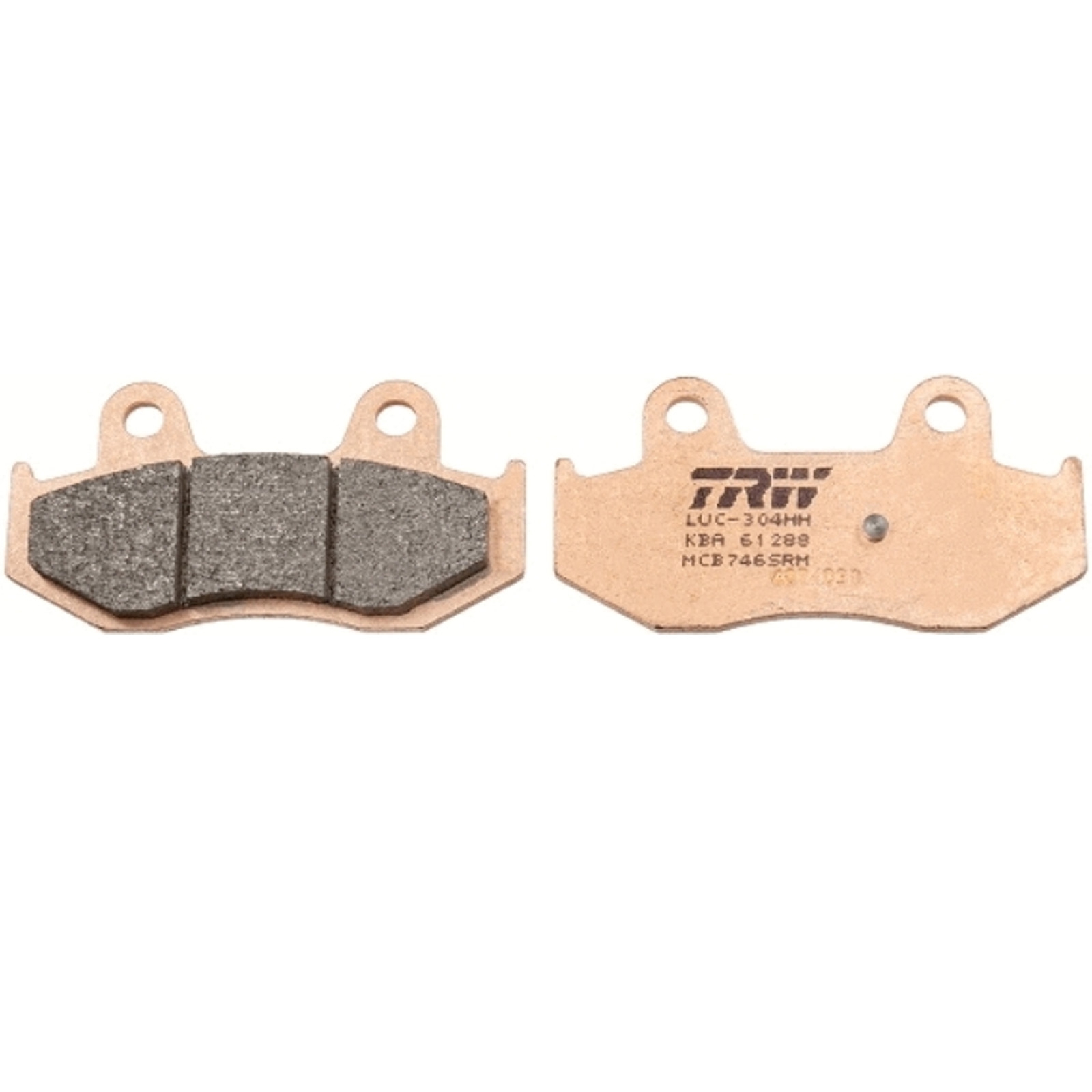 TRW MCB746SRM Sintermetall Bremsbeläge hinten für Suzuki Burgman AN250 1998 - 2006 AN400 1999 - 2006