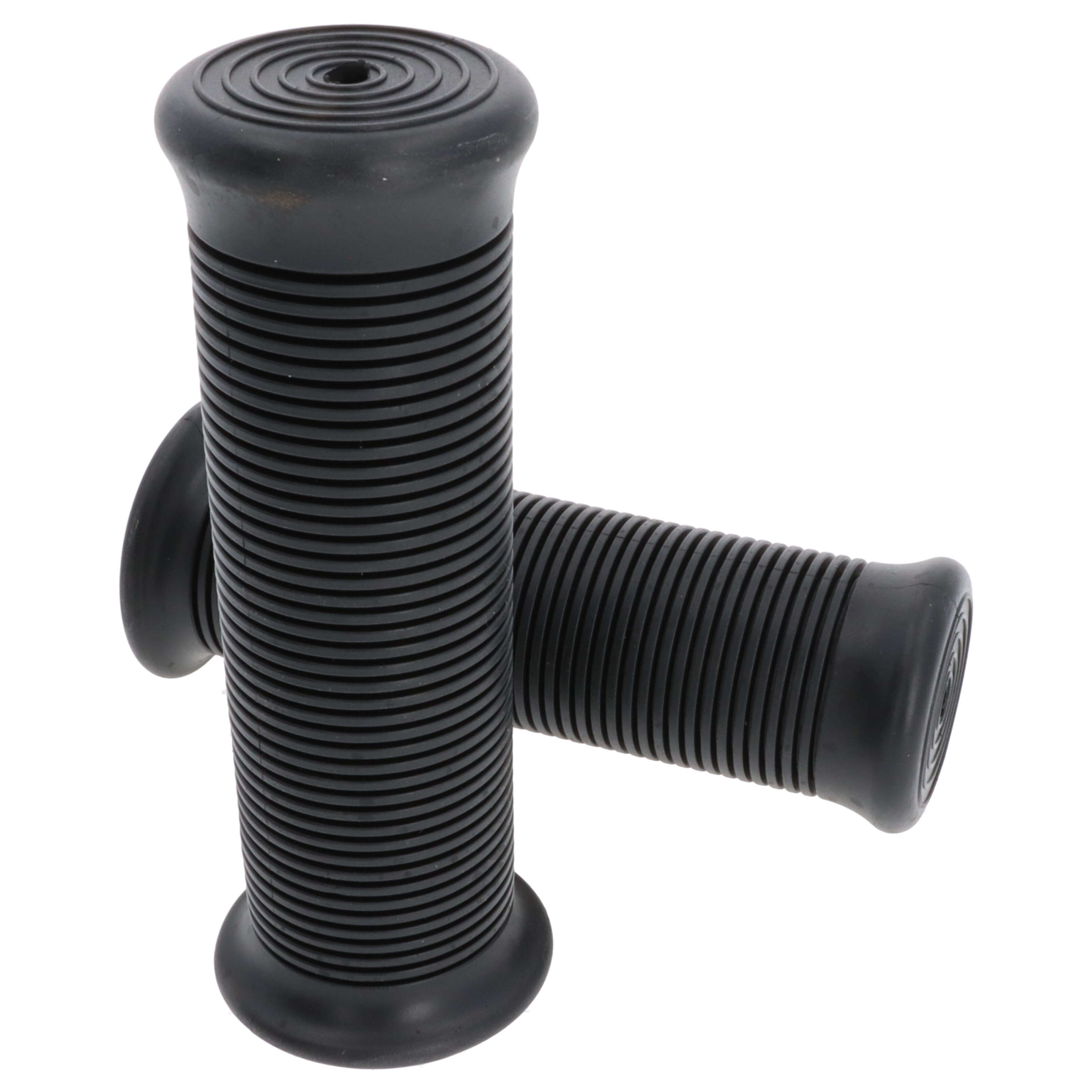 Griffgummi-Paar 22/25mm schwarz 7/8 Zoll Lenker 124mm Motorrad Roller Griffe