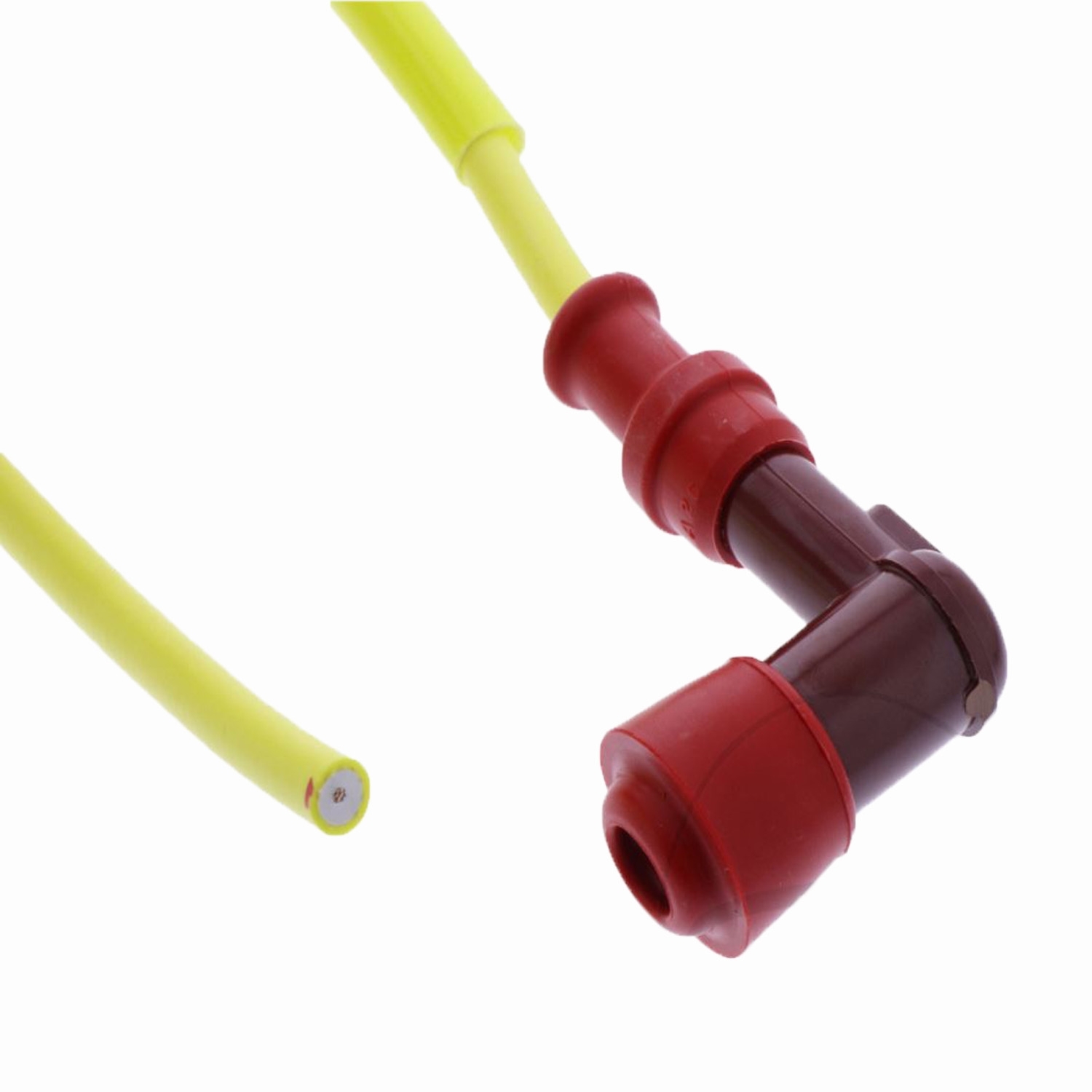 NGK Racing Rennsport Zündkerzenstecker rot mit Kabel LY11-8718 M4 90° entstört
