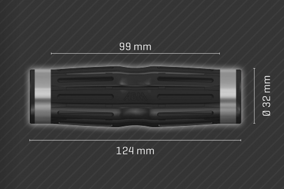 ABM ergoGrip Griffgummis Gas-/Kupplungsgriff schwarz