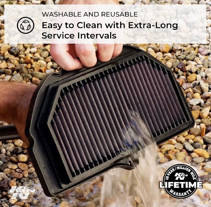 K&N Luftfilter YA-1208 für Yamaha MT 125 RE11 RE29 WR 125 R X DE07 YZF-R 125