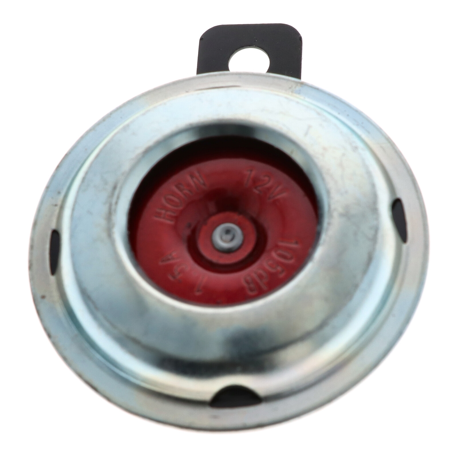 Hupe 12V für Motorrad Quad ATV Roller Moped Mofa bike signal 71 mm chrom/rot