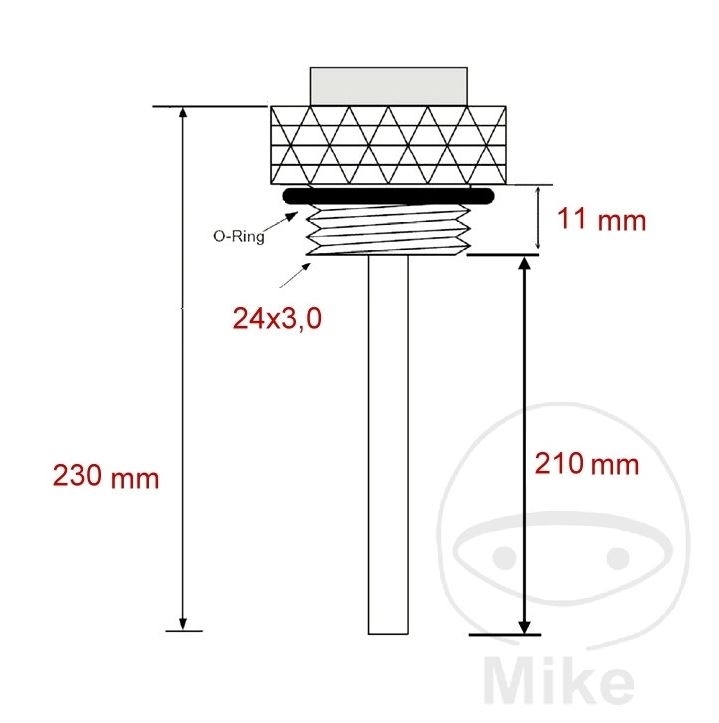 JMP Öltemperatur Direktmesser / Ölthermometer für BMW F800 800