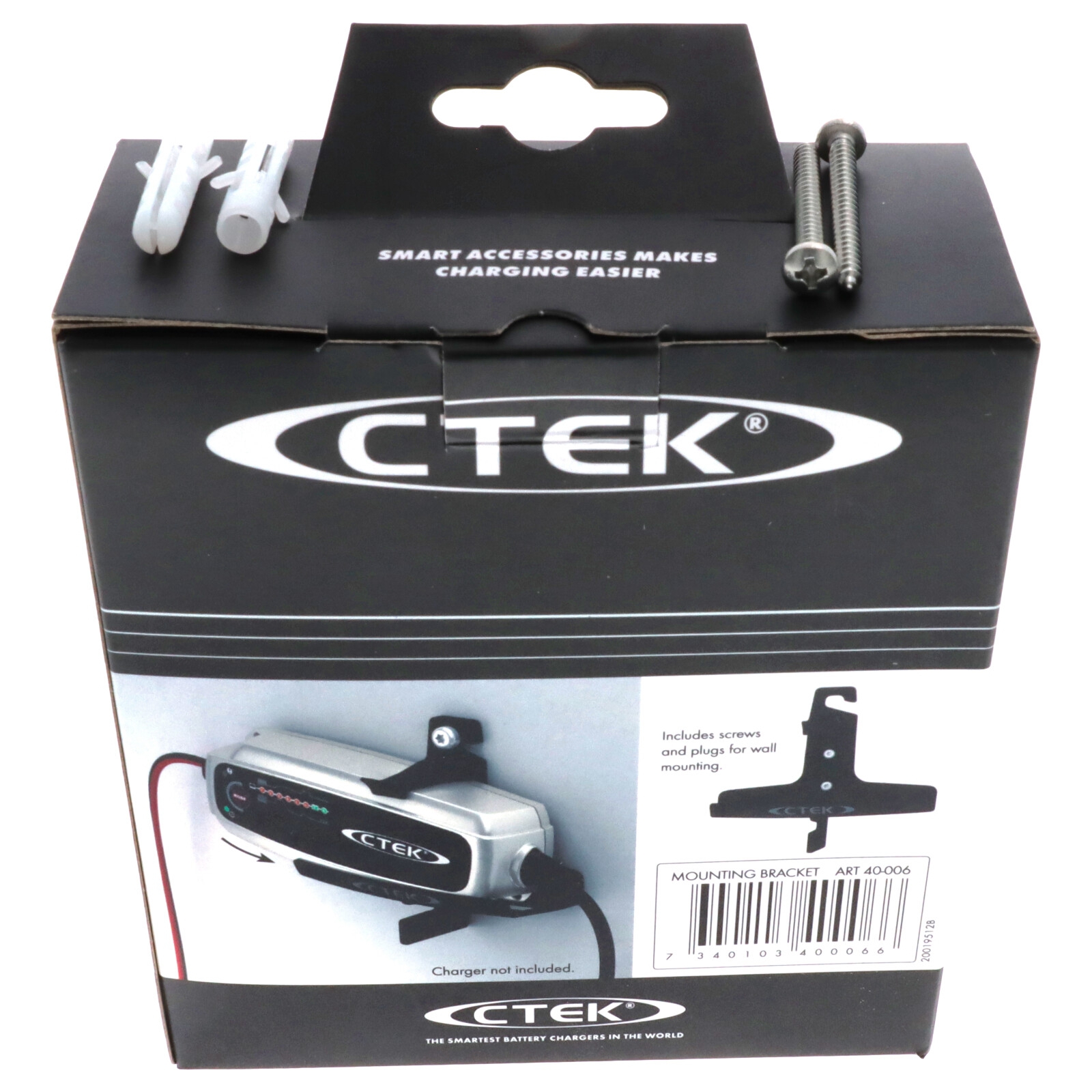 CTEK 40-006 Halterung Wandbefestigung Ladegerät Mounting Bracket MXS3.6 5.0 CT5