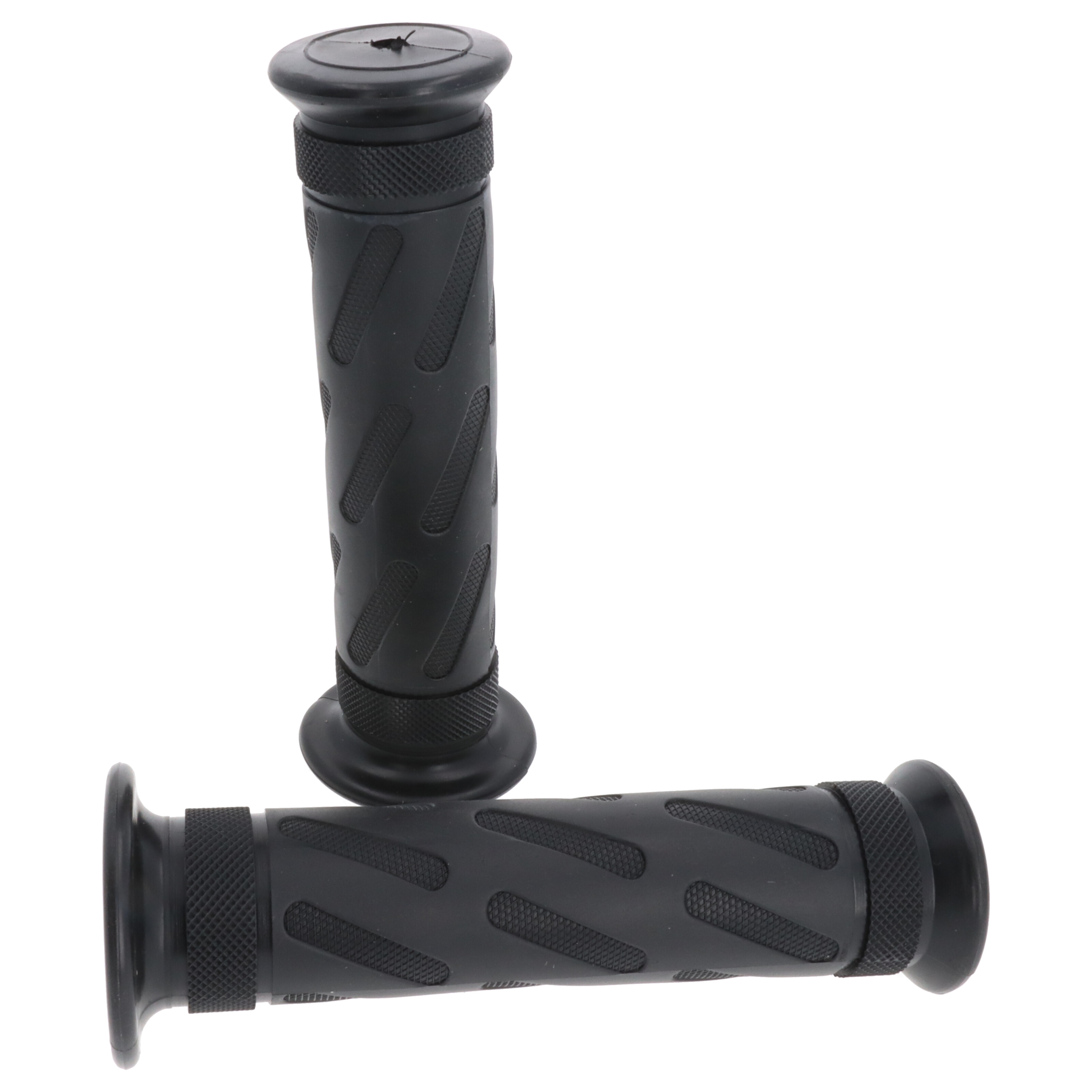 Griffgummi-Paar 21/25mm schwarz 133mm Motorrad Roller Griffe