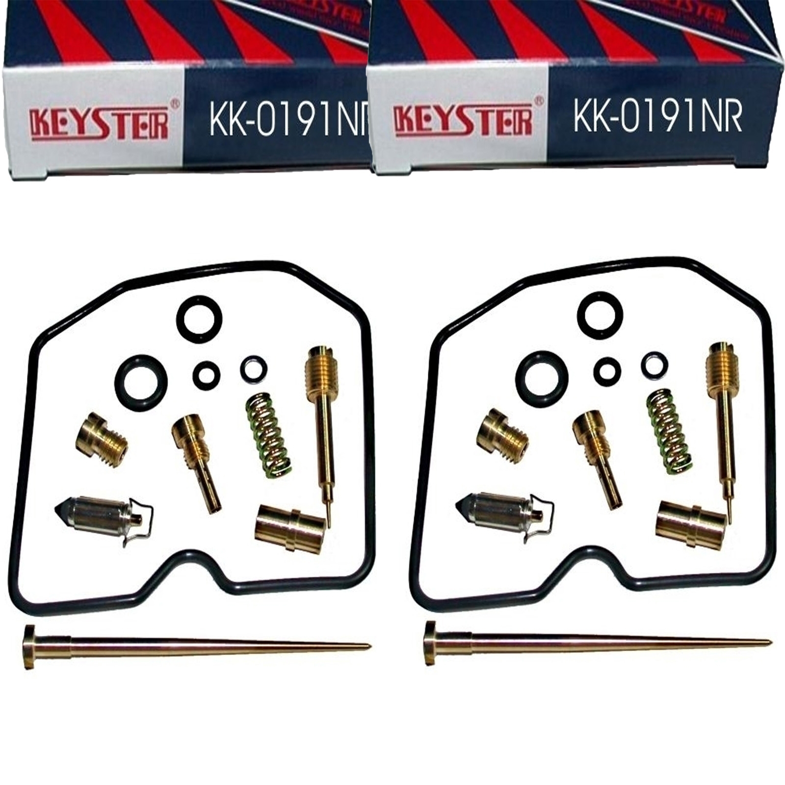 2x Keyster KK-0191NR Vergaser Reparatursatz für Kawasaki KLE500 A B 1996 - 2007