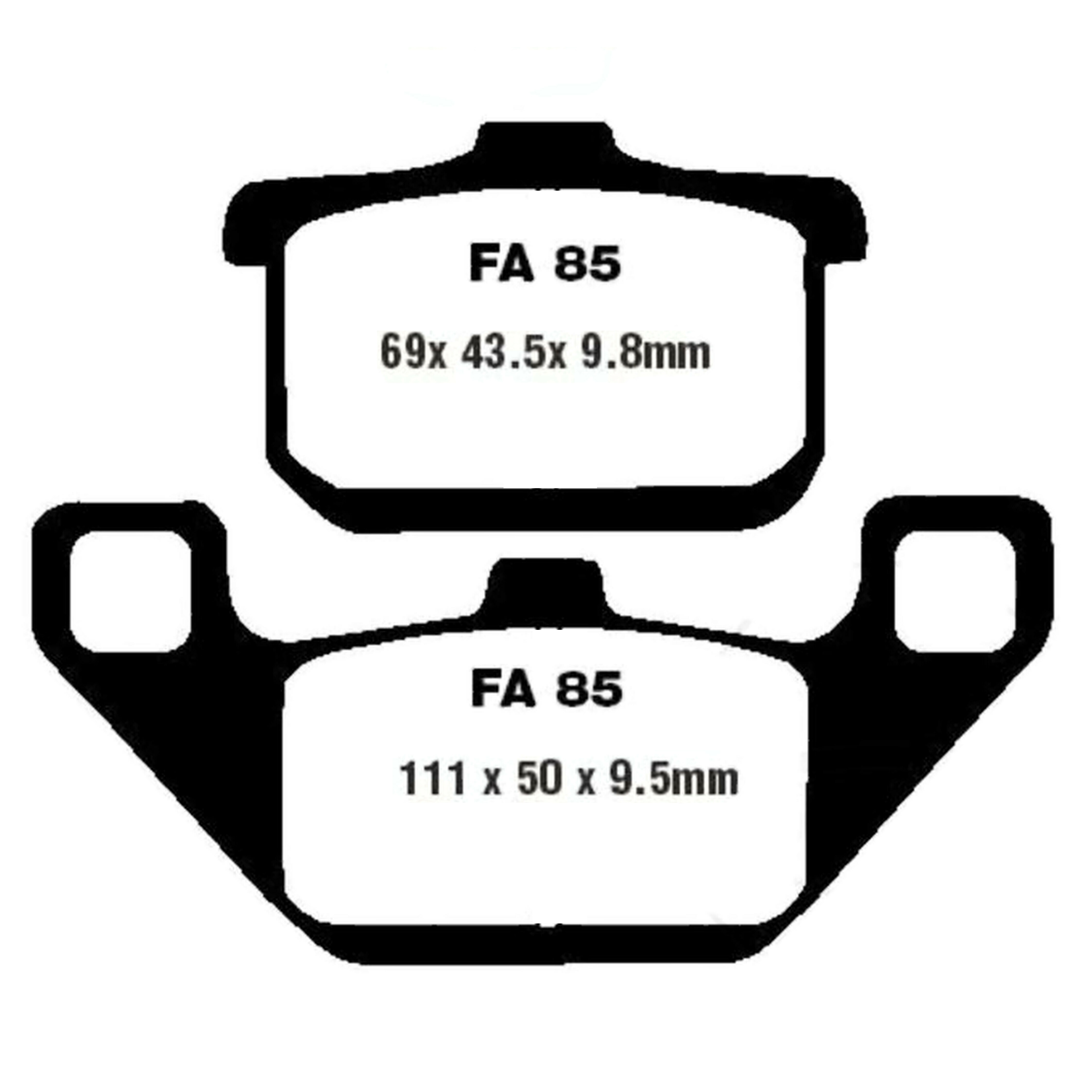 EBC Bremsbelag Set