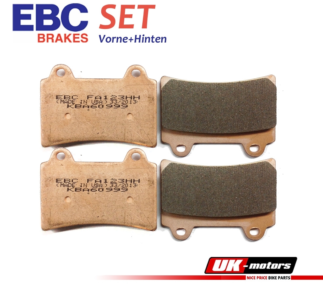 Bremsen Set 2x MD2003X + 2x FA123HH für Yamaha XJR 1200 XJR1200 FZR1000 FZR750