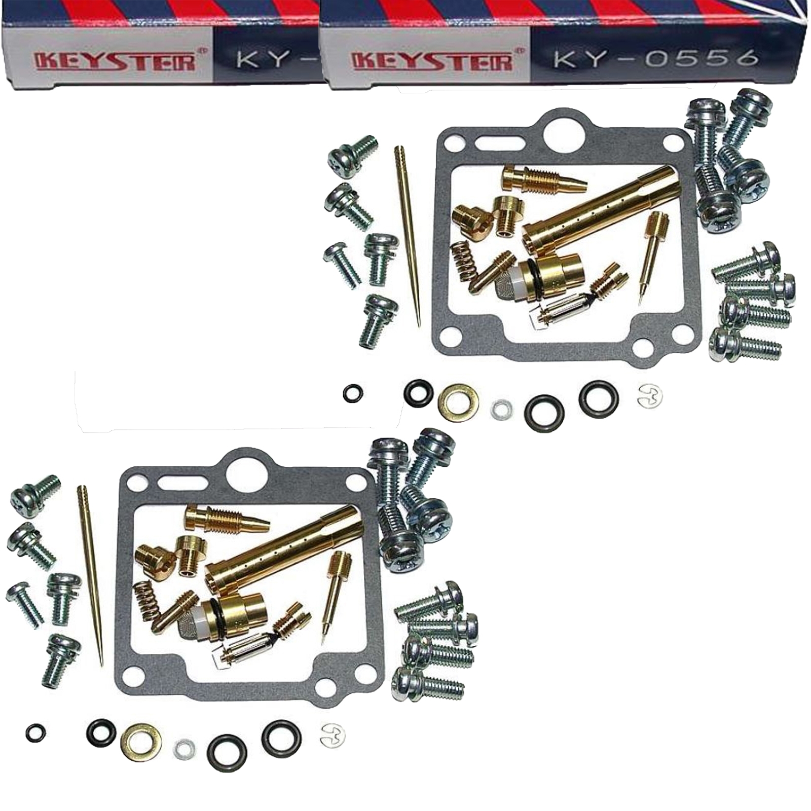 2x Keyster KY-0556 Vergaser Reparatursatz für Yamaha XS400 1982 Typ 2A2 XS 400