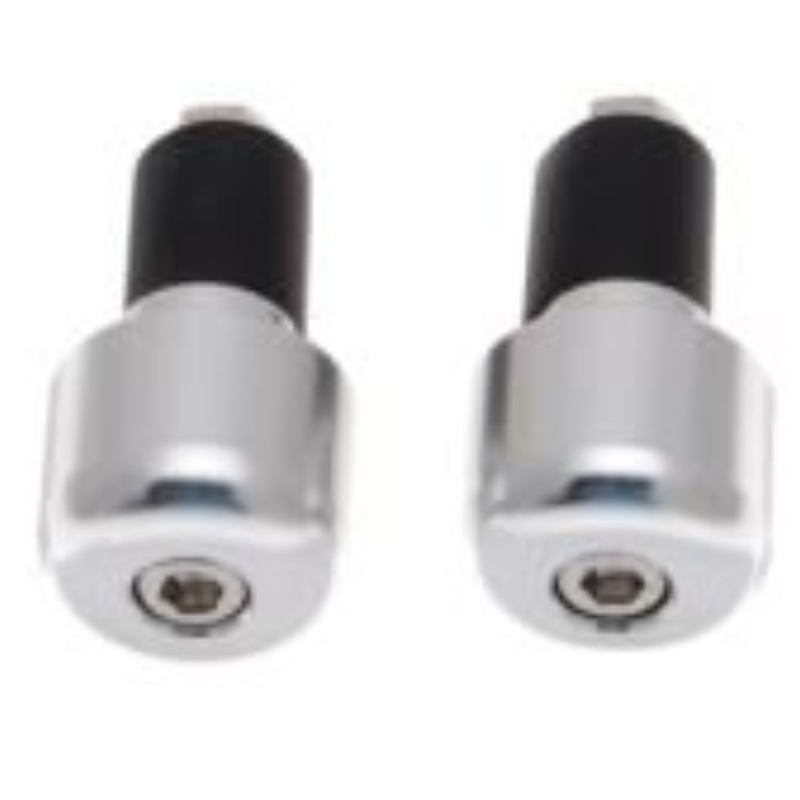 Motorrad Lenkerenden / Lenkergewichte chrom 109g für Lenker ab Ø17mm