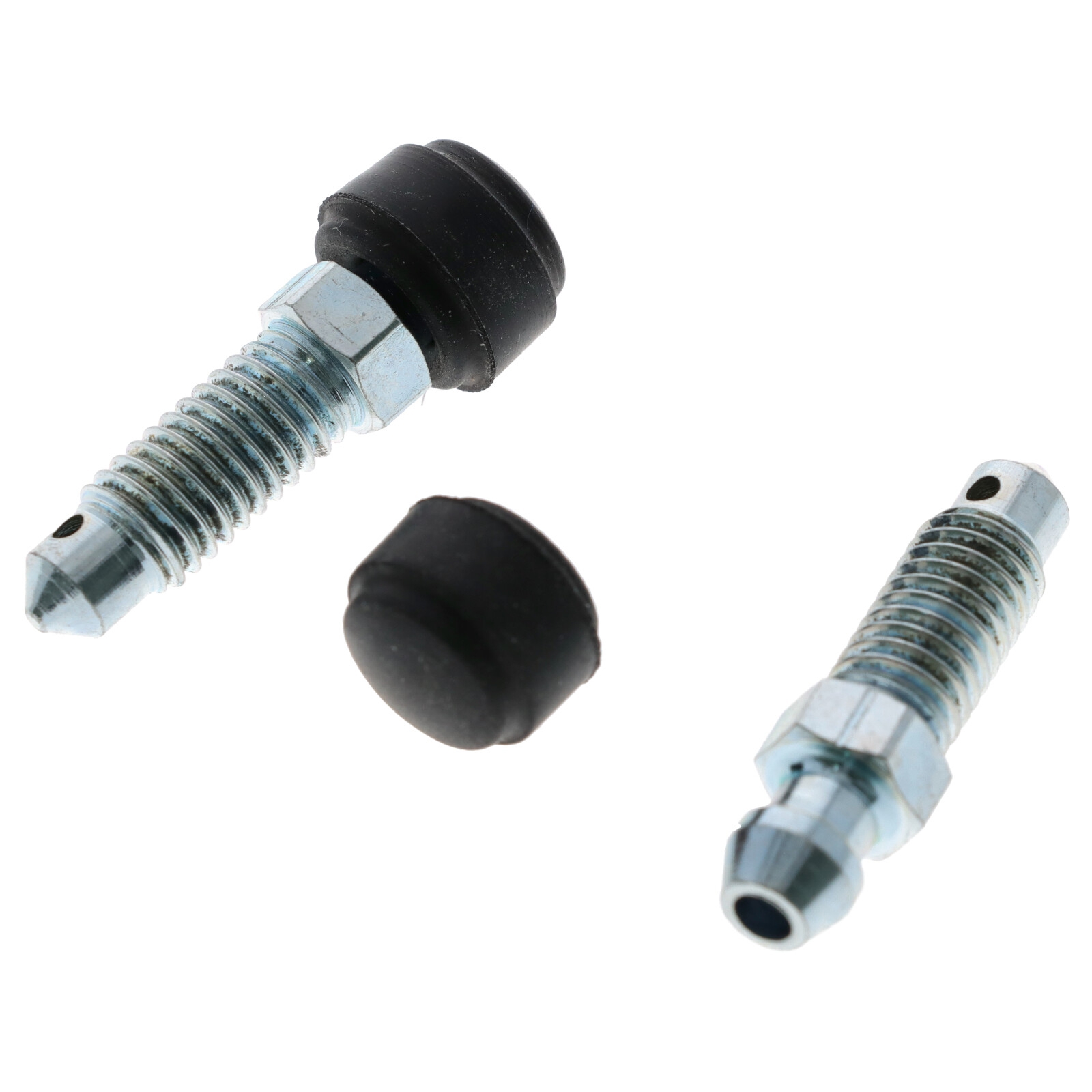 2x Quick Brake Bremssattel Entlüfterschrauben Entlüftungsventile M8x1.25x35.5 mit Kappen