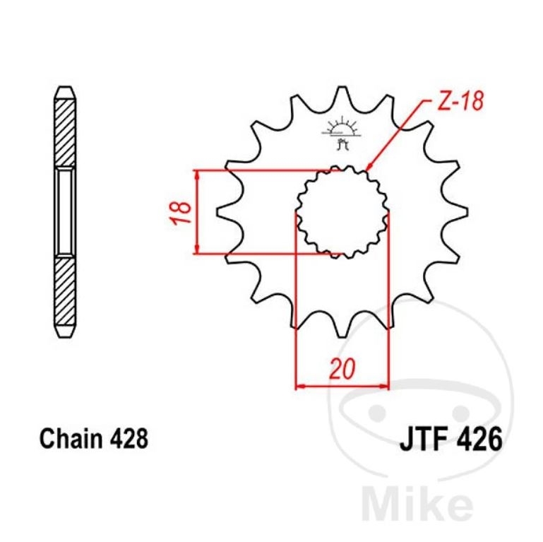 Kettensatz X-Ringkette Gold Clipschloss für Kreidler Enduro Supermoto SM/EN125