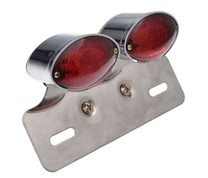 LED Rückleuchte Rücklicht mit Nummernschildbeleuchtung M6 x 1.0 mm