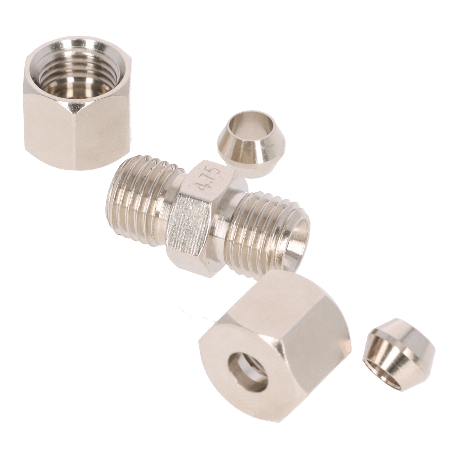 Quickbrake QBSTT4.75 Bremsleitungsverbinder Schnellverbinder 5mm einschraubbar ohne bördeln