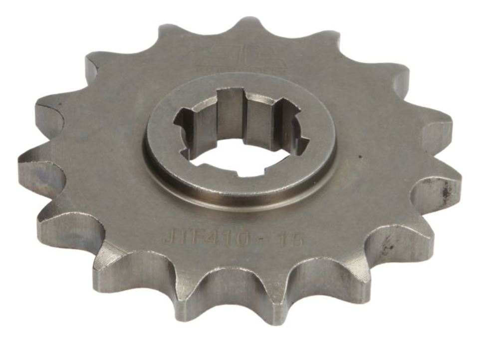 JT Sprockets F 410-15 Ritzel vorne für Hyosung GA GT Suzuki GZ VL 125ccm 15Z 428 Teilung