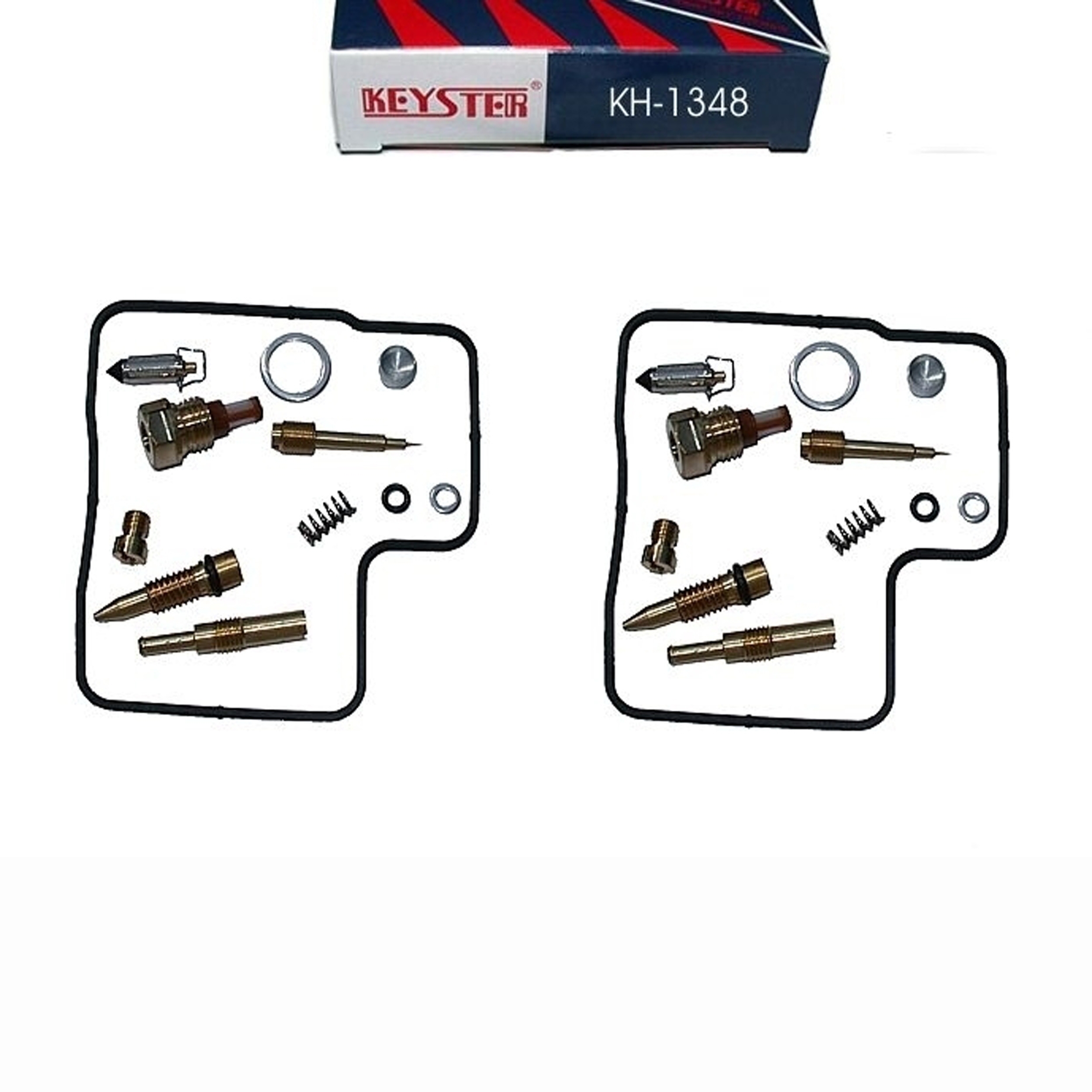 Keyster KH-1348 Vergaser Reparatursatz für Honda NTV650 Revere 1988 - 1990 RC33