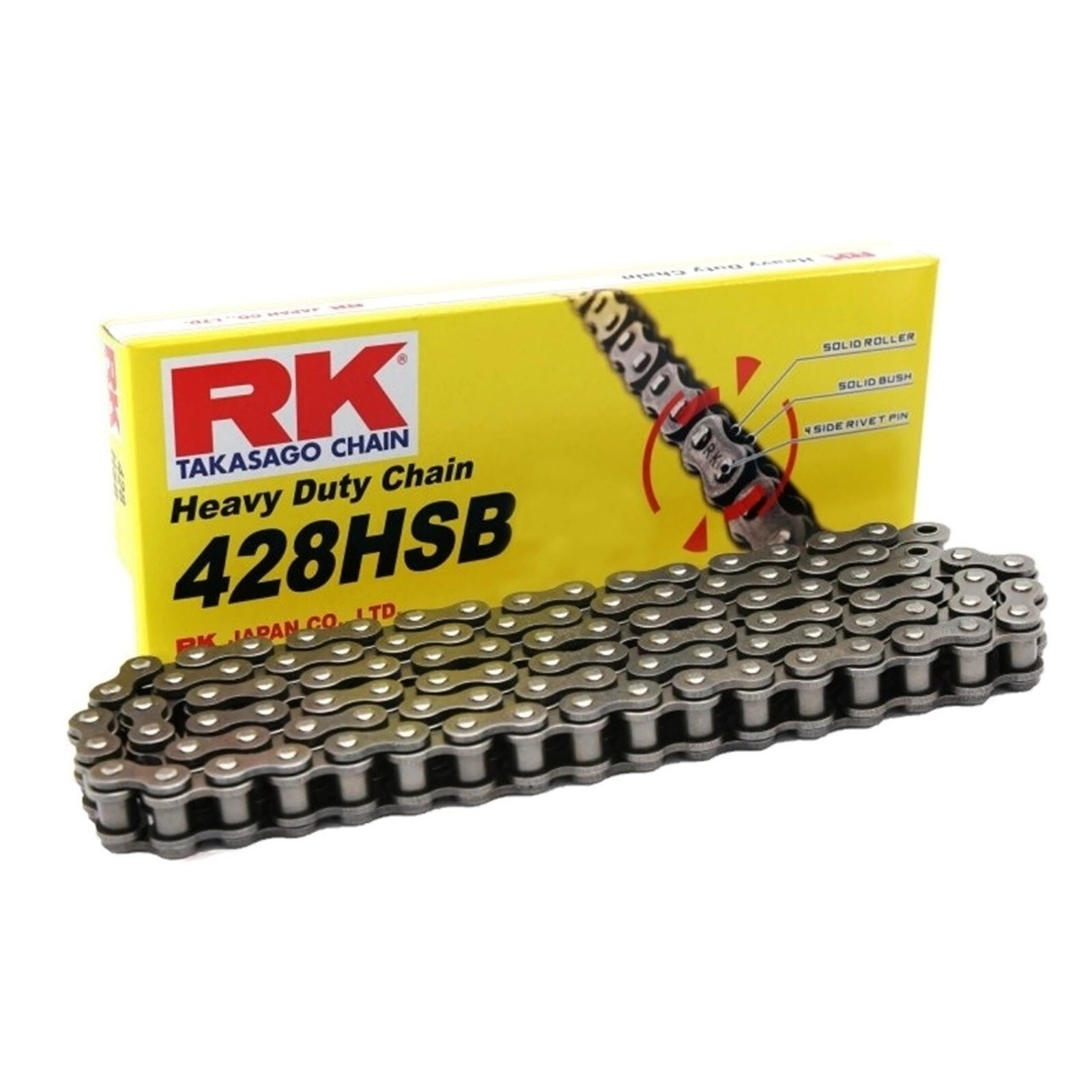 RK Standard Kette HSB Teilung 428 126 offen Clipschloss