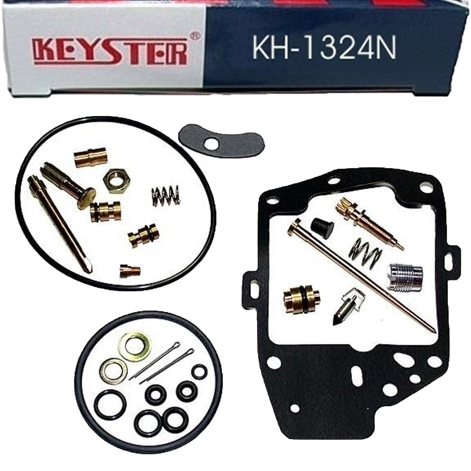 4x Keyster KH-1324N Vergaser Reparatursatz für Honda GL 1000 K Goldwing 1978