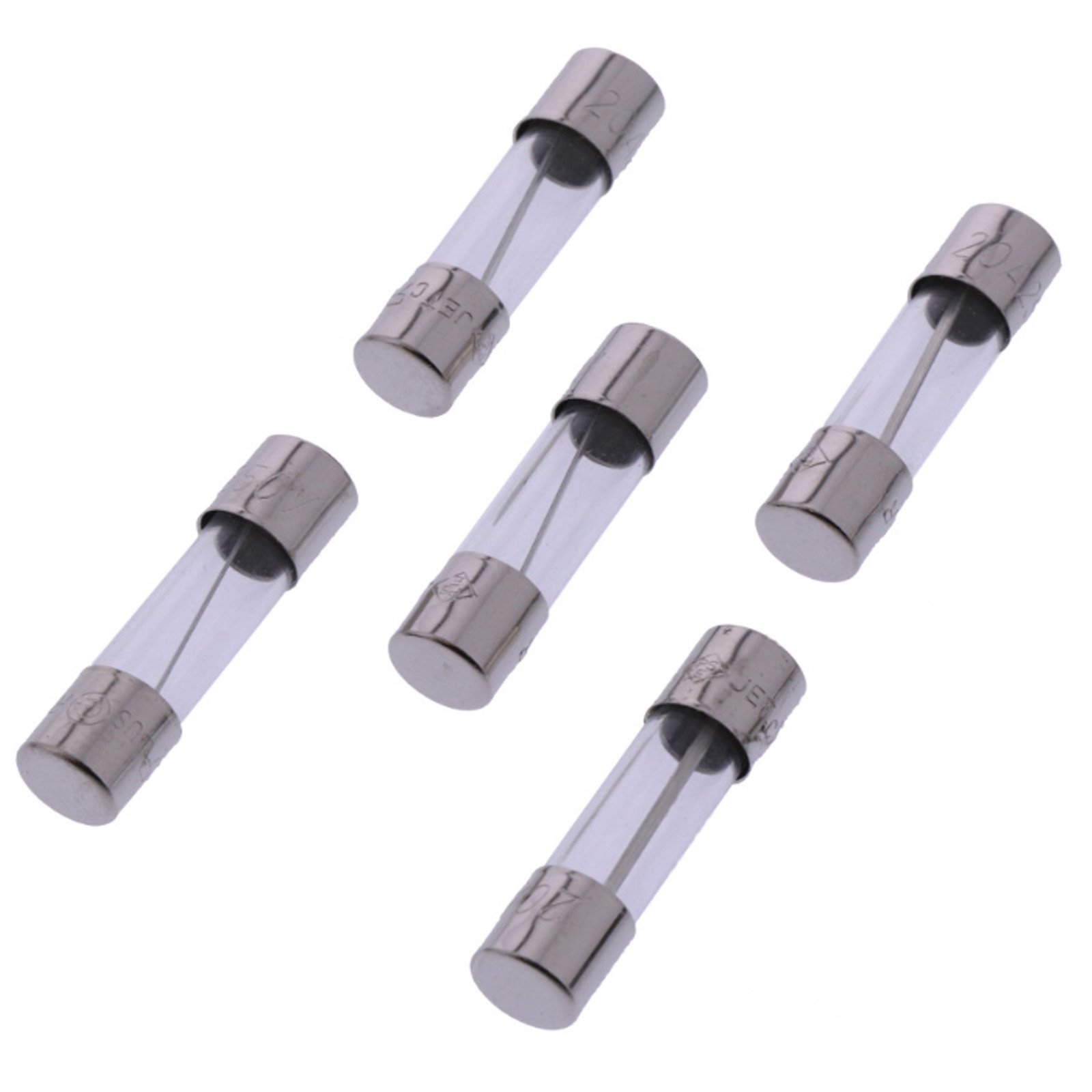 Glassicherung 25mm 20A BD02-0004 / 208-044 / 7054240 / 7050915
